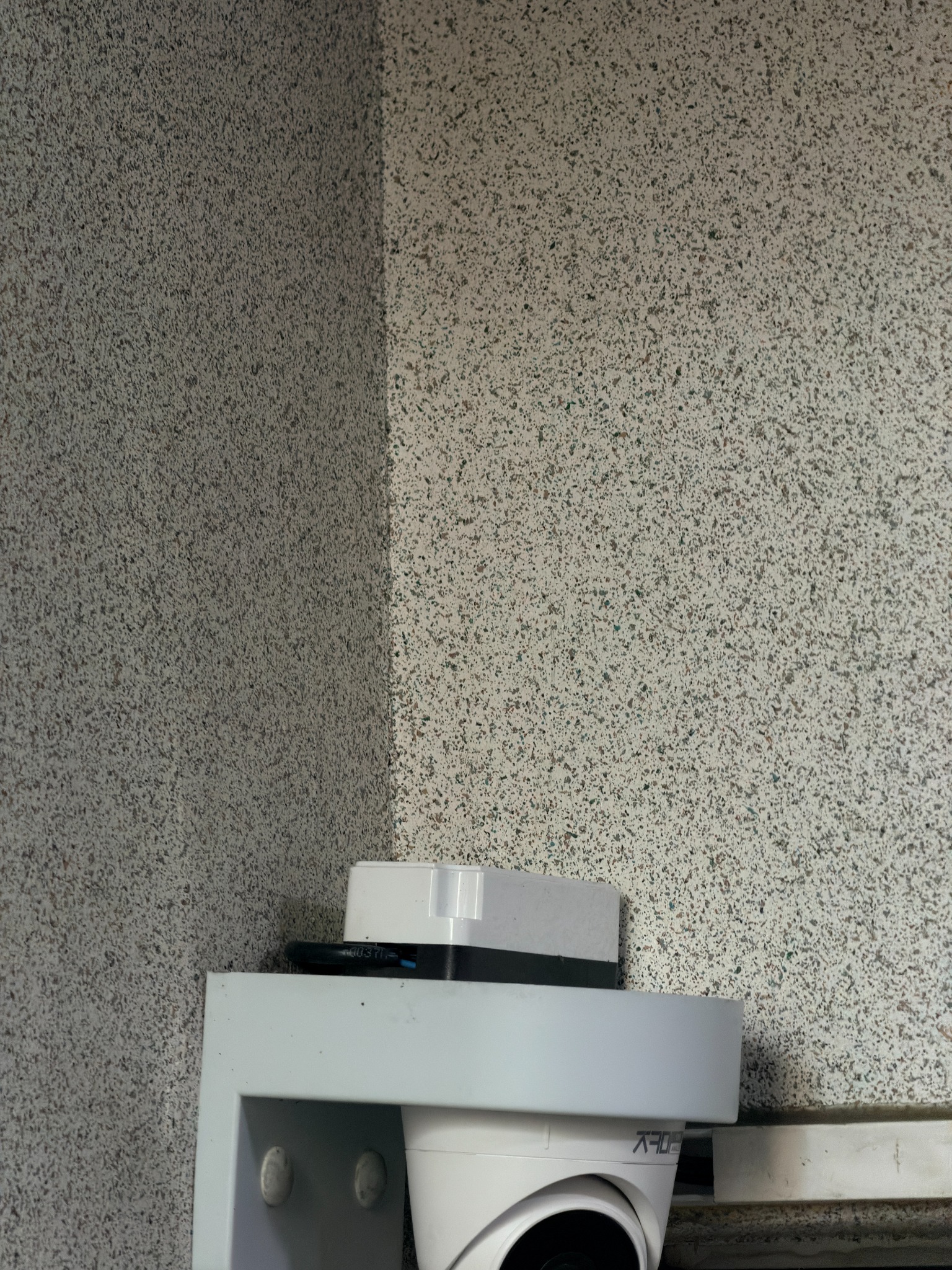송파 아파트 CCTV 카메라 주변 배선 마감 상세
