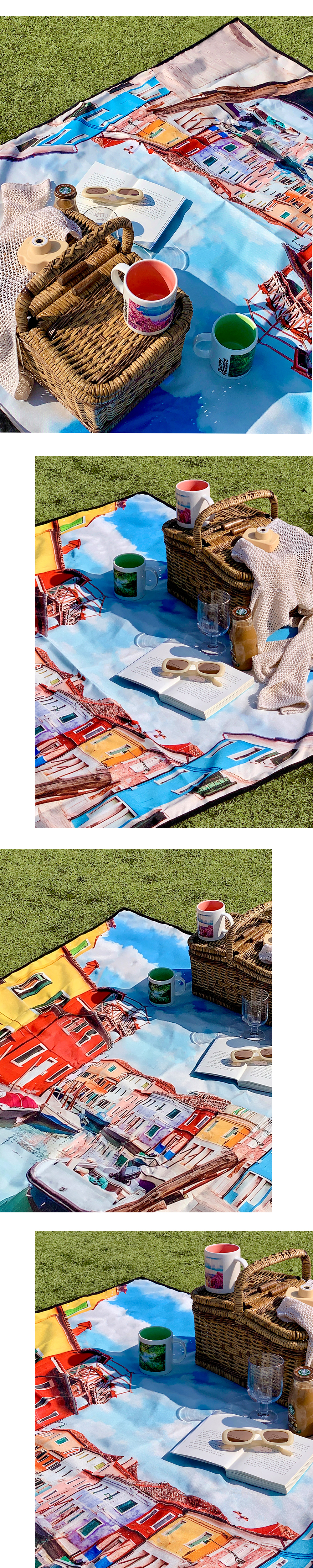 플러피아카이브X부끄시끄 Landscape Picnic mat