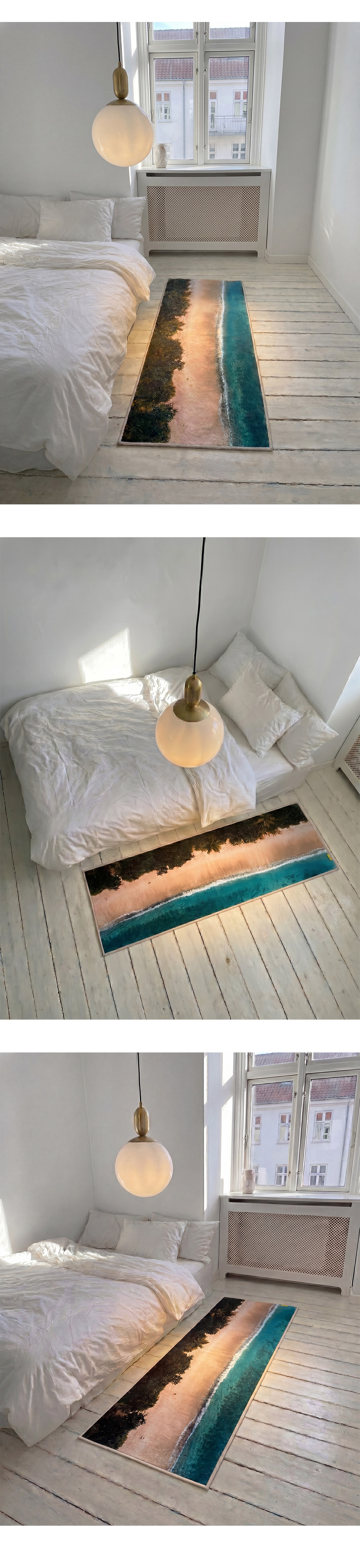 Tropical Beach Kitchen mat