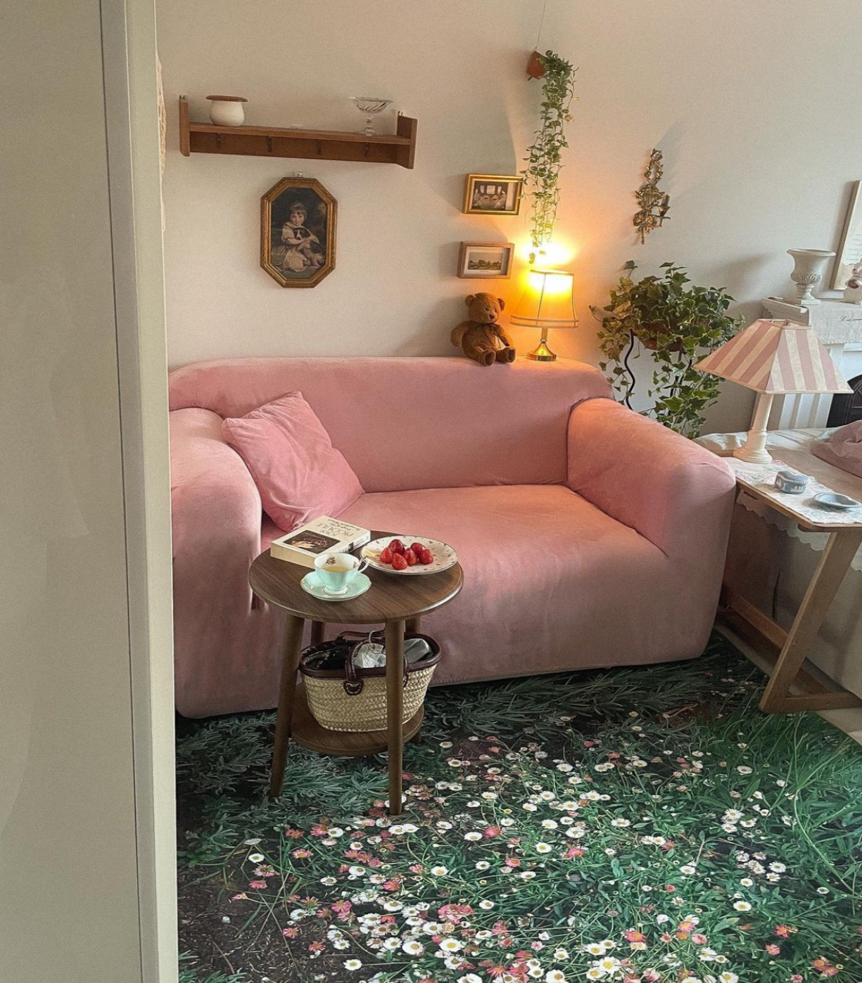 플러피아카이브X부끄시끄 Flower garden, landscapes rug