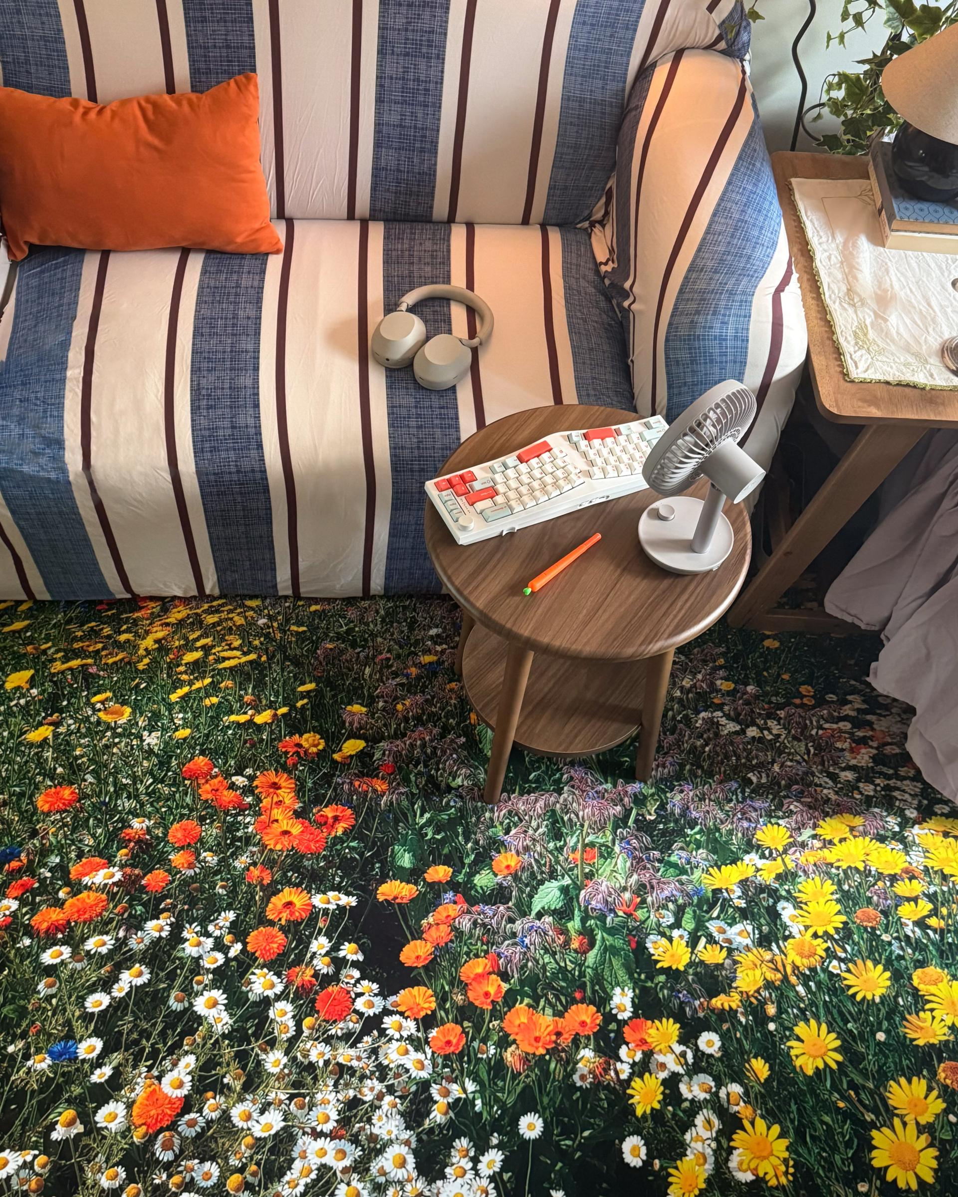 플러피아카이브X부끄시끄 Secret garden, landscapes rug