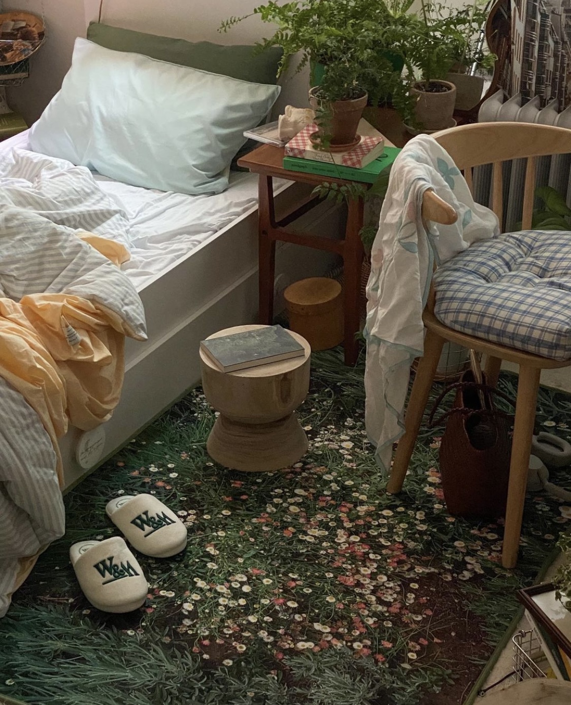 플러피아카이브X부끄시끄 Flower garden, landscapes rug