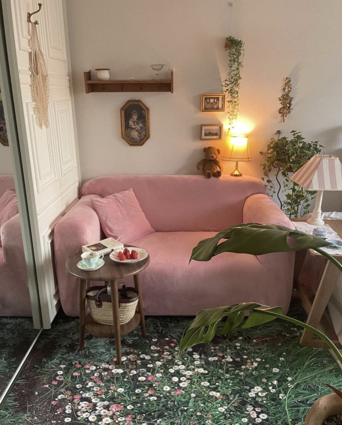 플러피아카이브X부끄시끄 Flower garden, landscapes rug