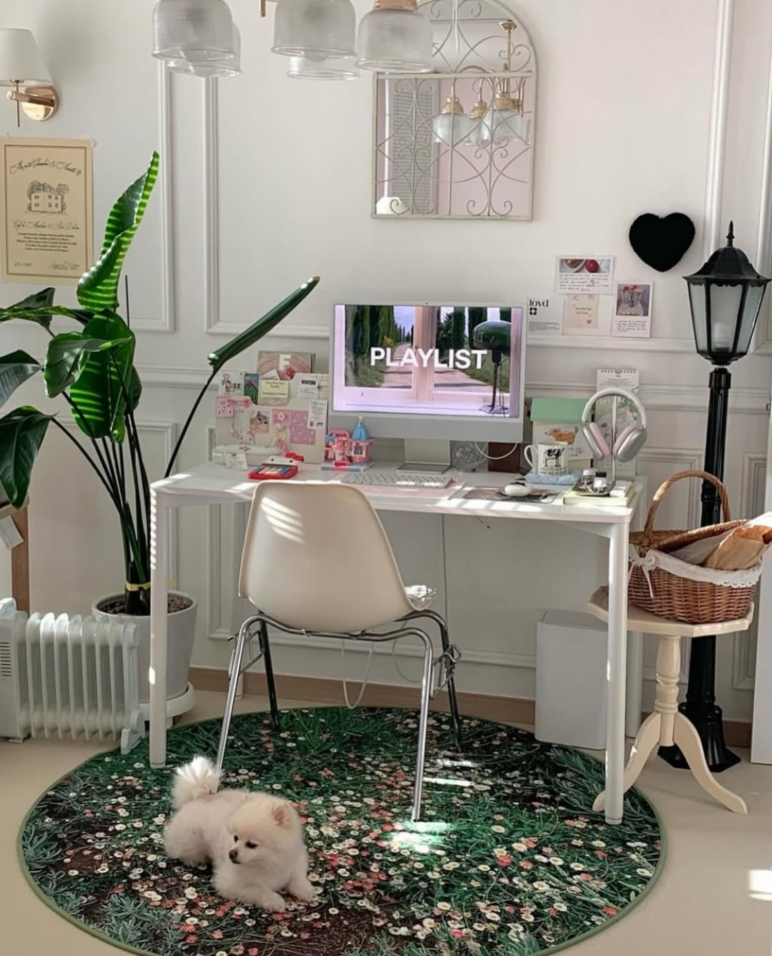 플러피아카이브X부끄시끄 Flower garden, landscapes rug