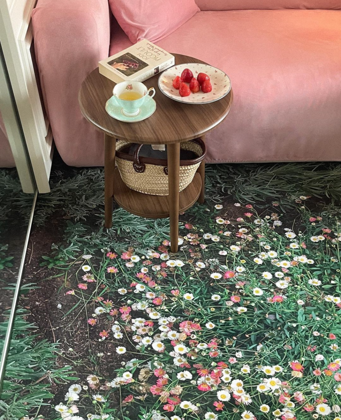 플러피아카이브X부끄시끄 Flower garden, landscapes rug