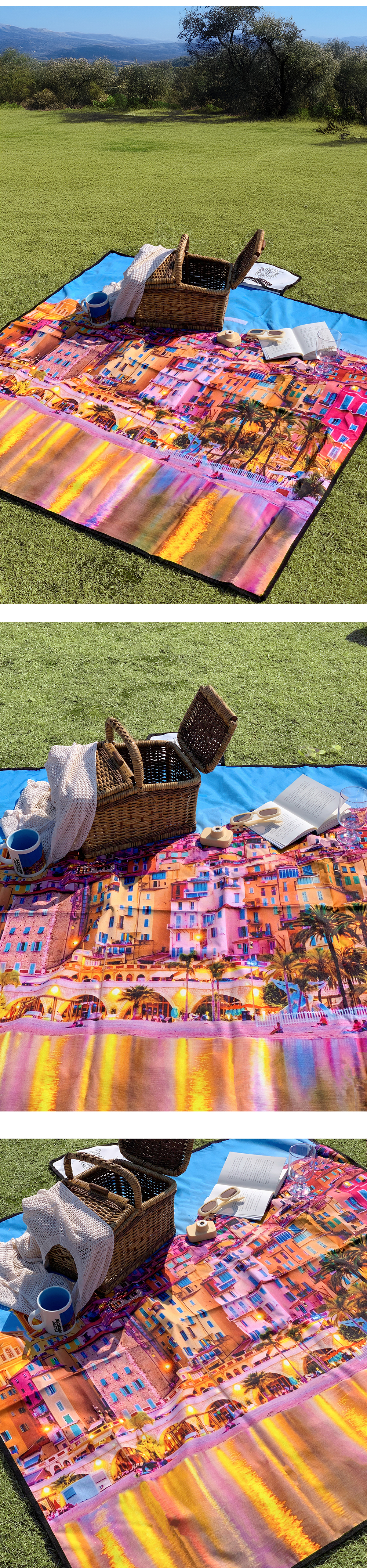 플러피아카이브X부끄시끄 Landscape Picnic mat