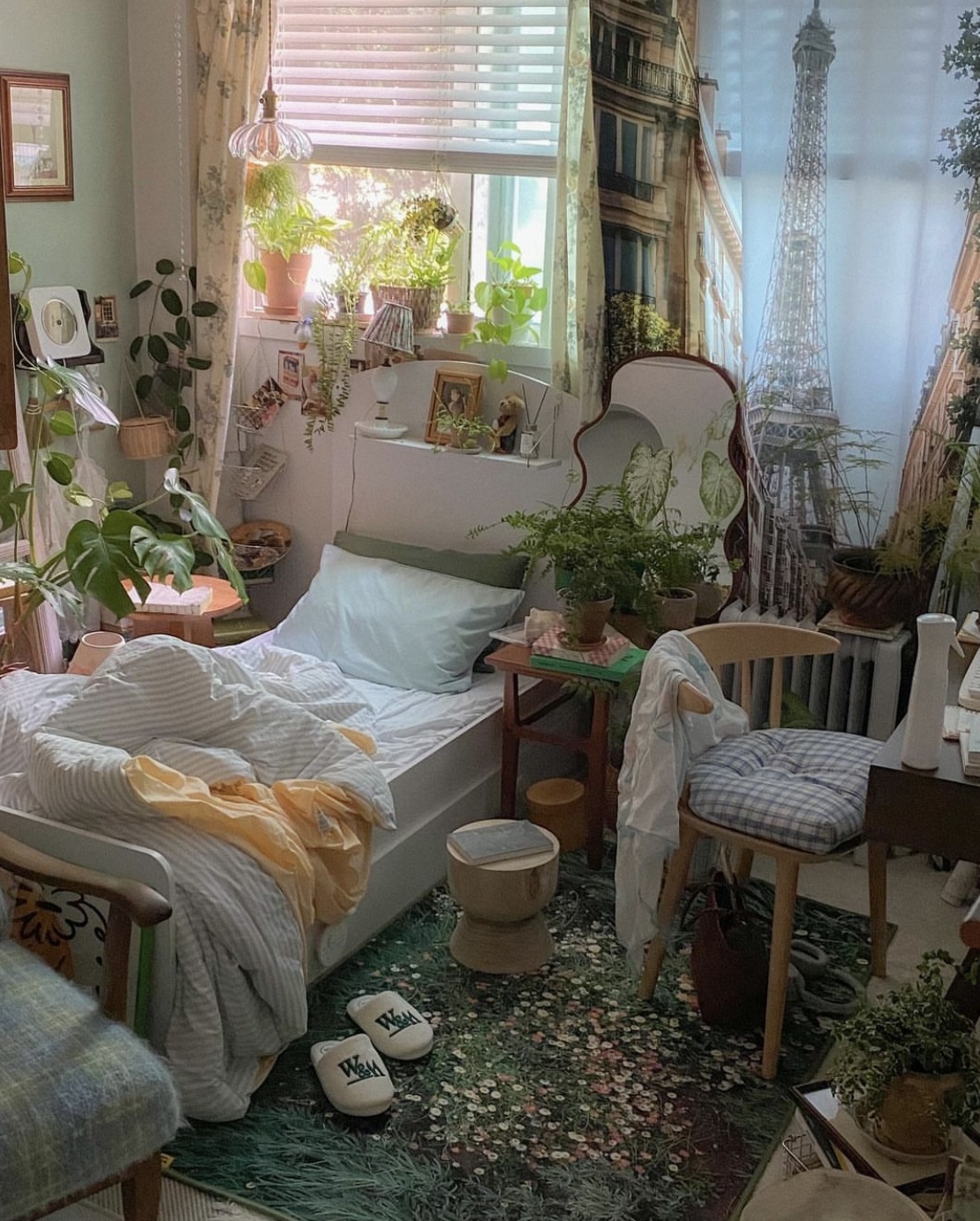 플러피아카이브X부끄시끄 Flower garden, landscapes rug