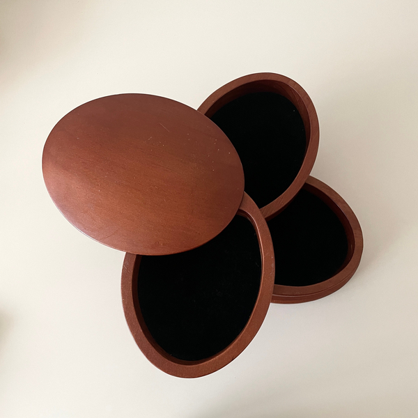 Wooden Swivel Jewelry Box La Sauce