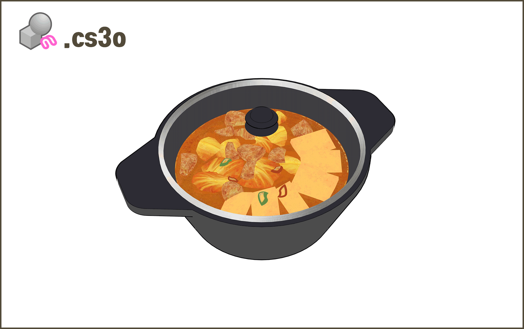01. 음식 및 식기세트 (skp & cs3o)