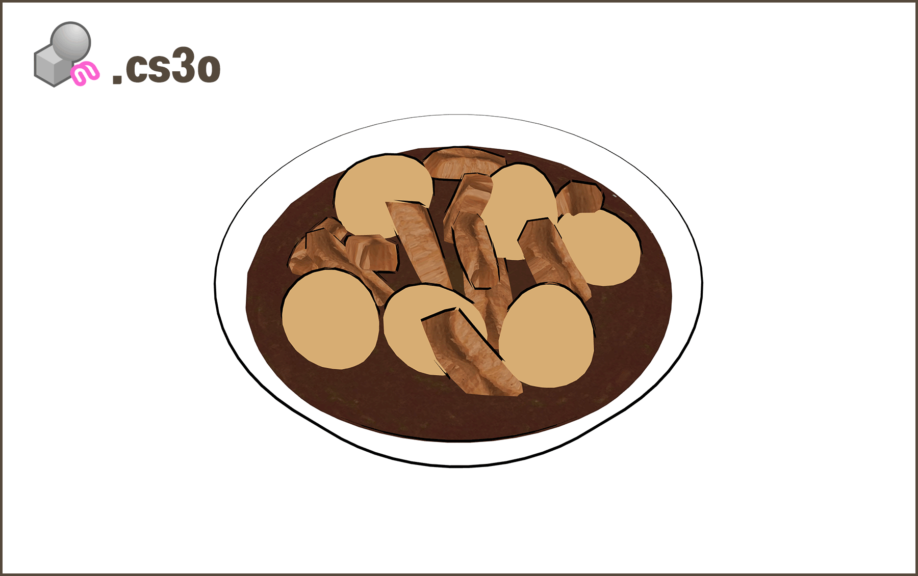 01. 음식 및 식기세트 (skp & cs3o)