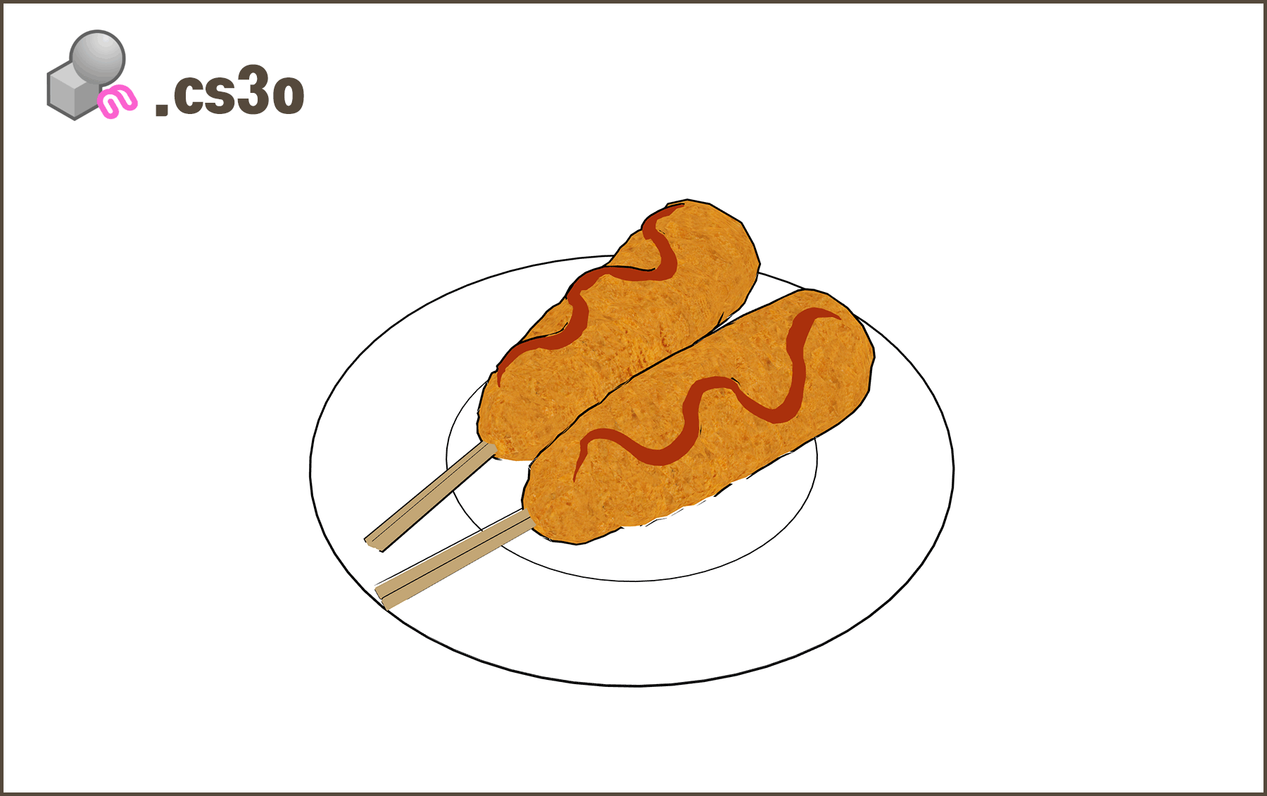 01. 음식 및 식기세트 (skp & cs3o)