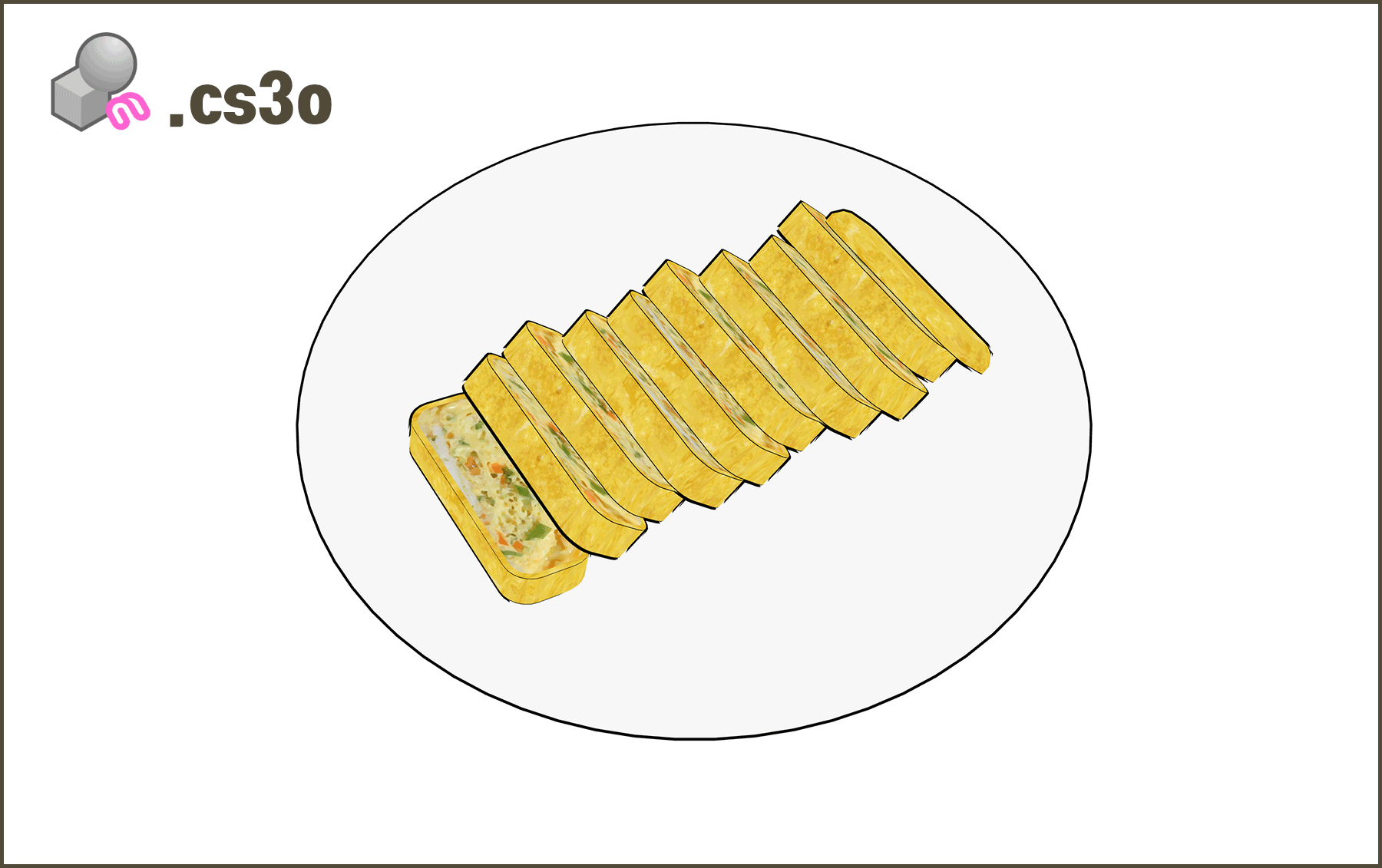 01. 음식 및 식기세트 (skp & cs3o)