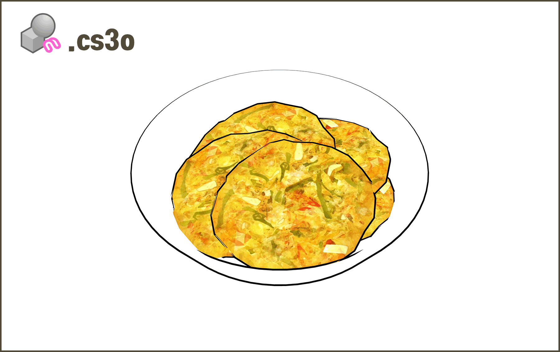 01. 음식 및 식기세트 (skp & cs3o)
