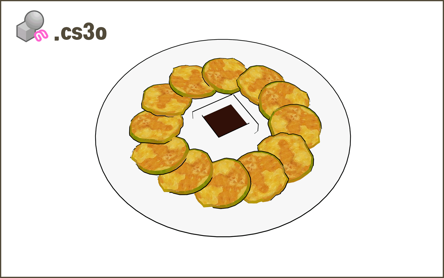 01. 음식 및 식기세트 (skp & cs3o)