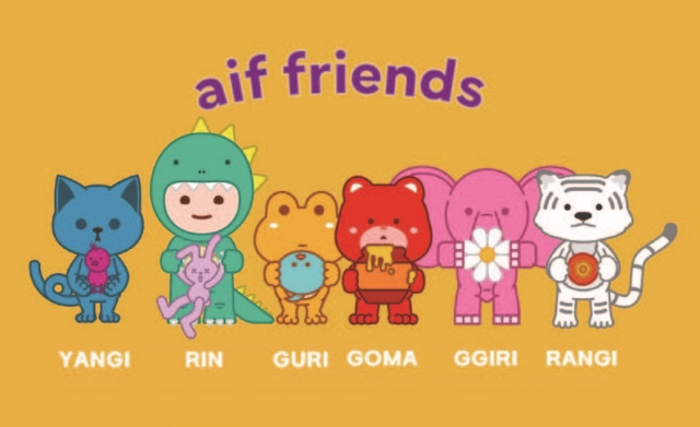 아래는 예술나눔 공익재단법인 ‘아이프칠드런’의 캐릭터들. 사진 공익재단법인 ‘아이프칠드런