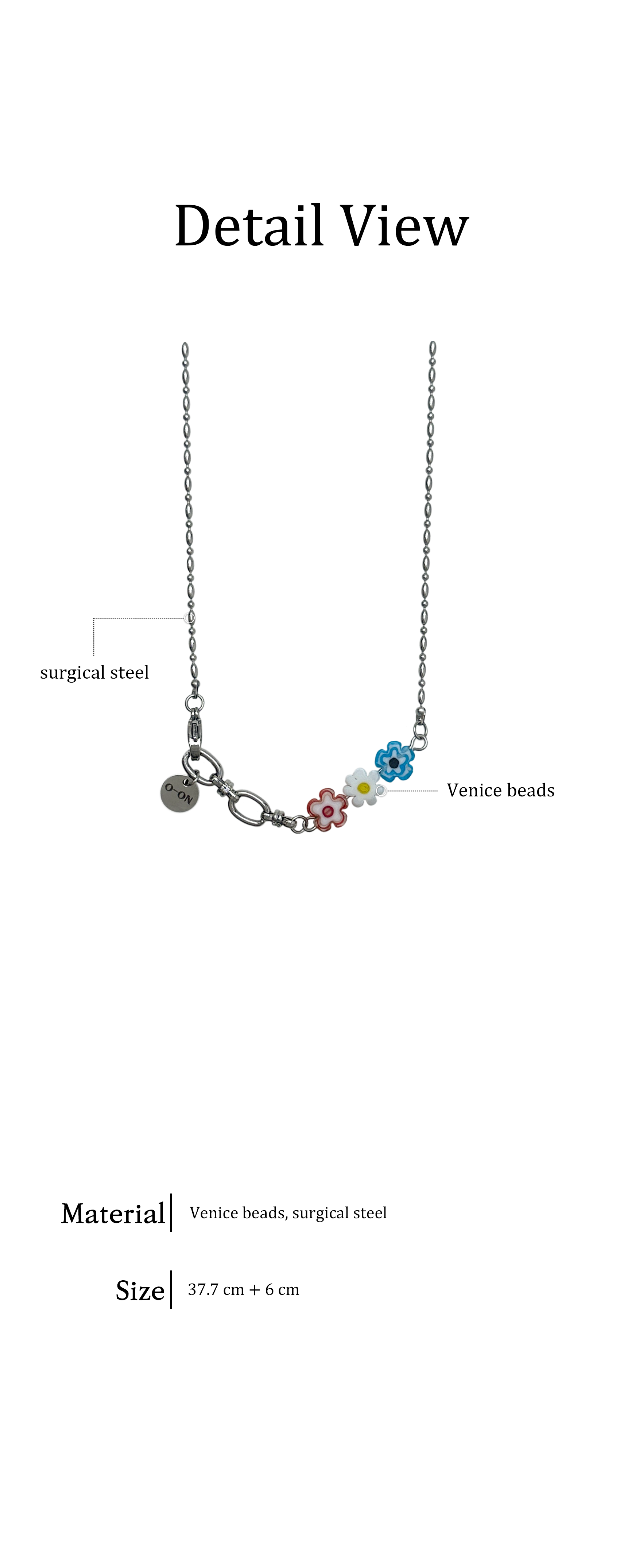 오온 블루밍 캔디 목걸이 Blooming Candy necklace