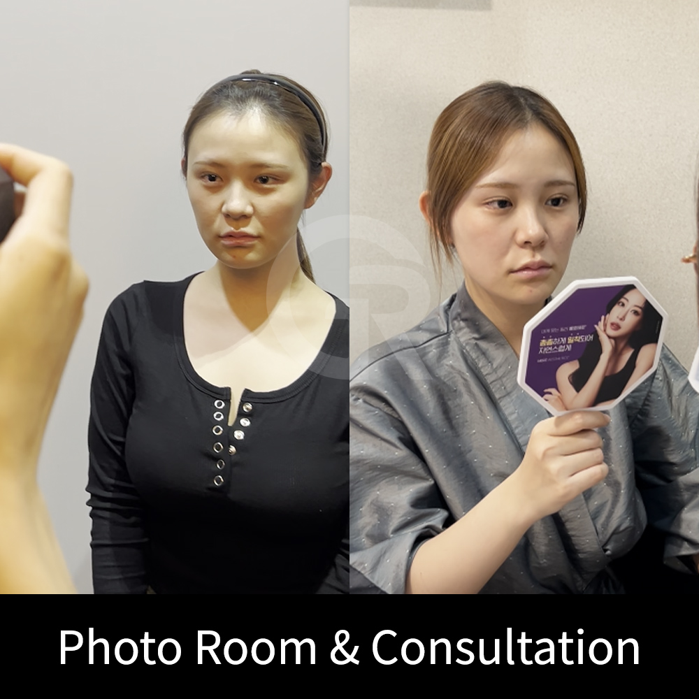 For a bulbous nose or short nose, the nasal tip direction, columella length, and nostril exposure should be evaluated together.