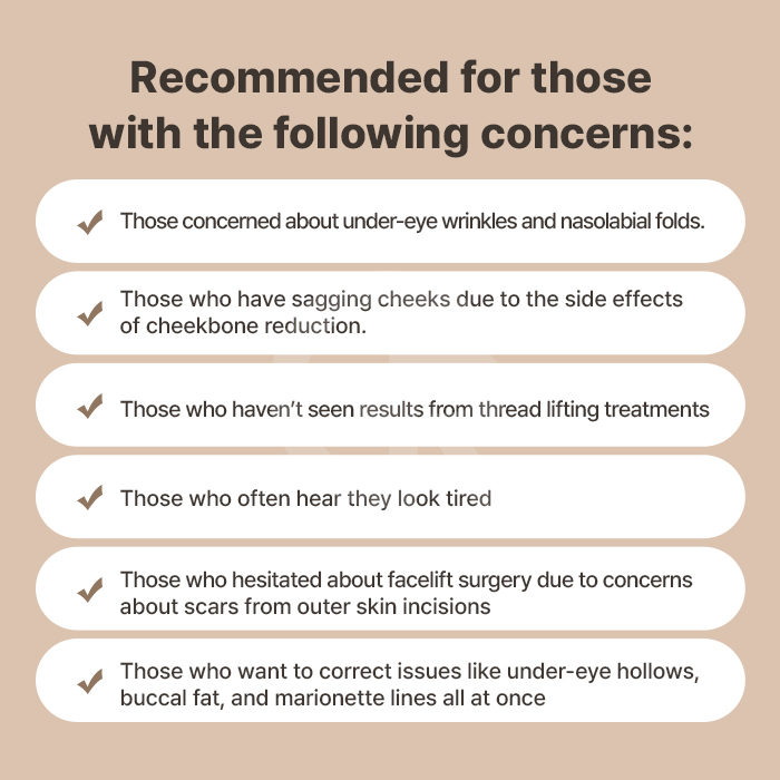 Vertical lifting aims to counteract the natural downward vector of midface aging.