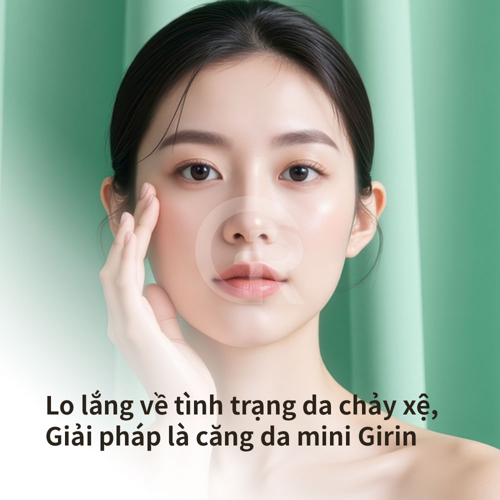 Một ca kết hợp nâng mũi sửa lại và căng da mặt mini tại Bệnh viện thẩm mỹ Girin Hàn Quốc, tập trung vào sự cân bằng tổng thể của khuôn mặt.