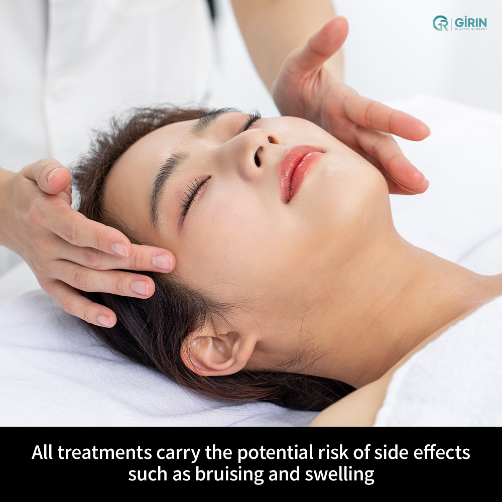 Hyaluronic acid fillers allow precise volume adjustment for facial contour refinement.