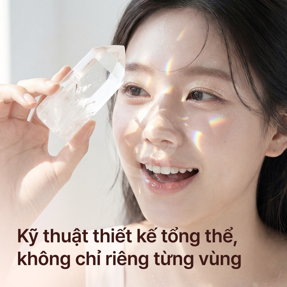 Việc phân tán mỡ vi mô ở nhiều lớp giúp kết quả trông mềm mại, đều hơn và tự nhiên hơn.
