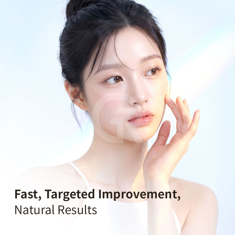A contracted nose revision rhinoplasty case at Girin Plastic Surgery, evaluated together with midface balance and signs of aging around the mouth.
