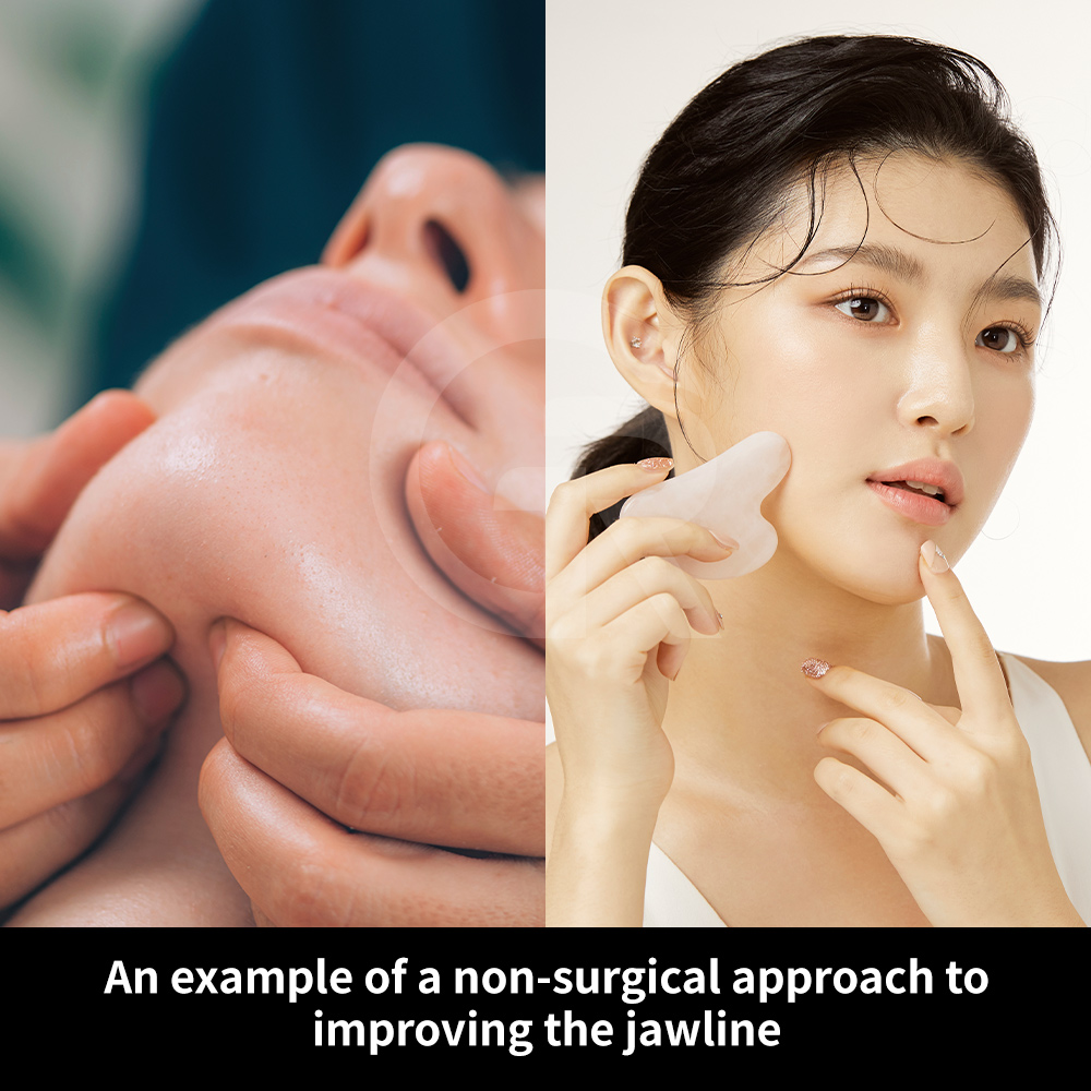 Difference between soft tissue contouring and bone surgery for jawline