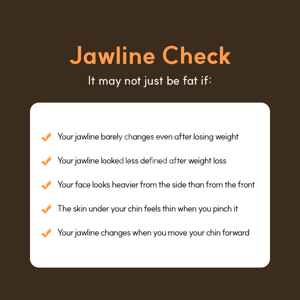 When the jawline becomes more blurred after weight loss, changes in the structure under the chin and facial sagging may be involved.