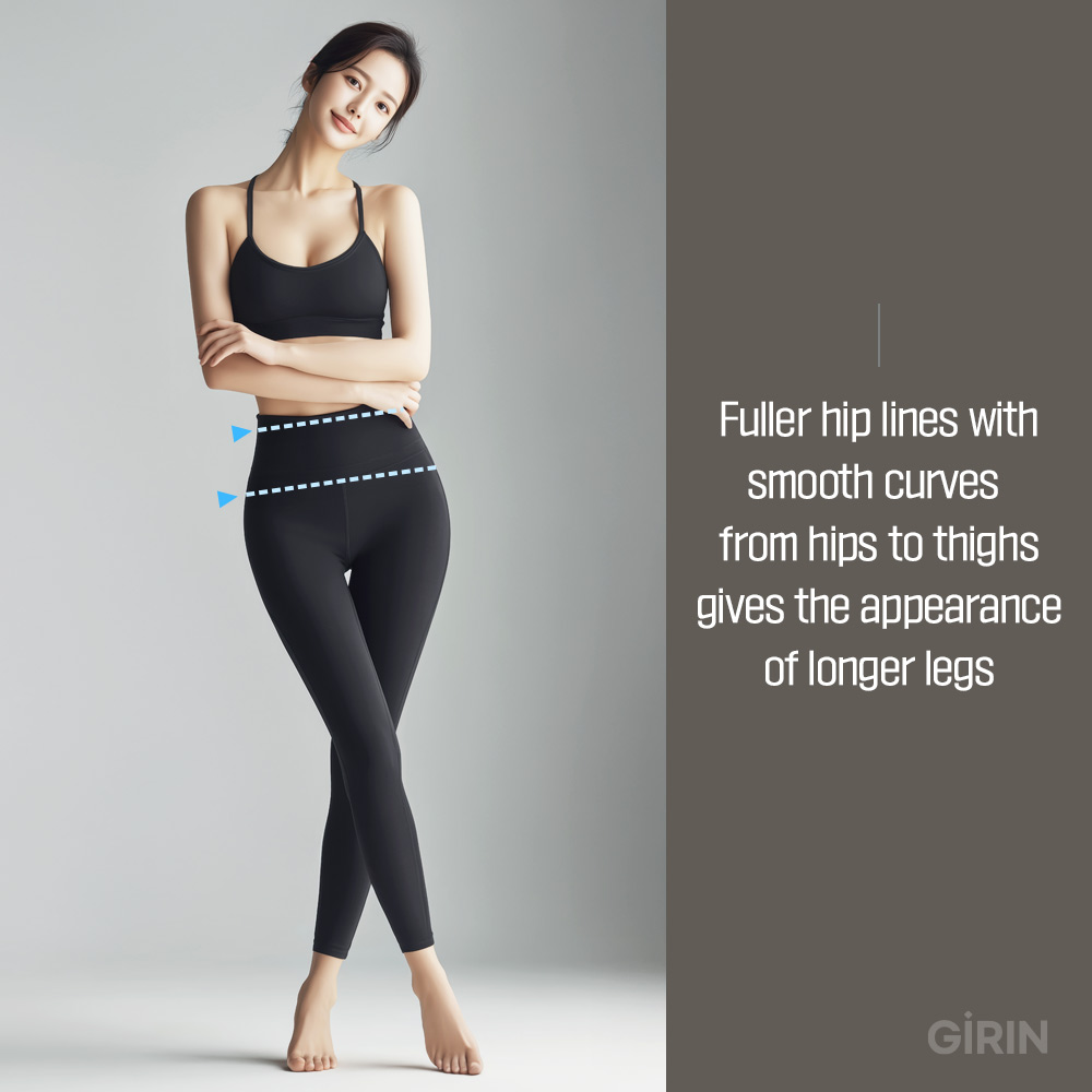 Mermaid Line design linking waist, hip fullness and outer-thigh slope