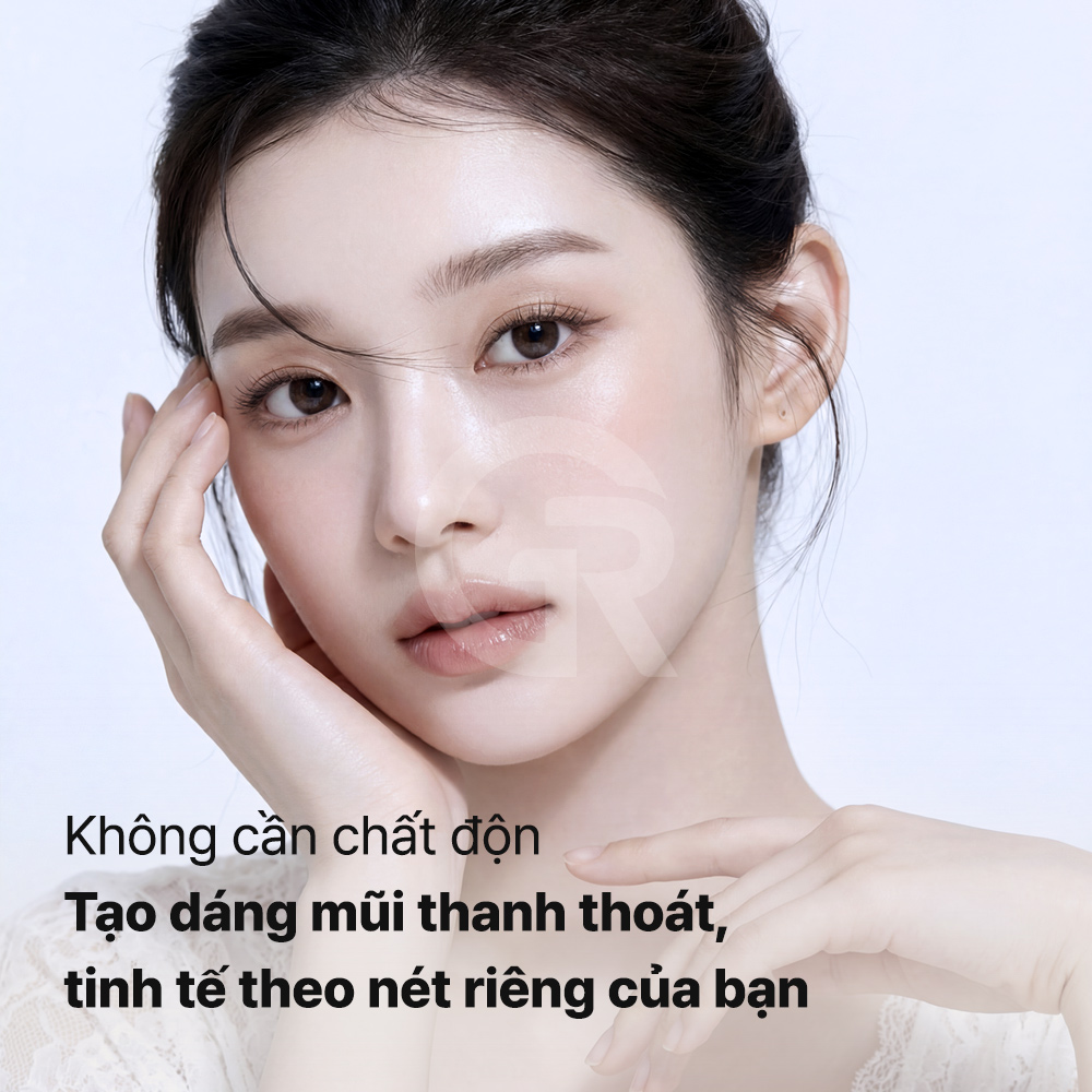 Sụn tai có độ mềm dẻo, phù hợp để tạo hình đầu mũi tự nhiên và mềm mại hơn.