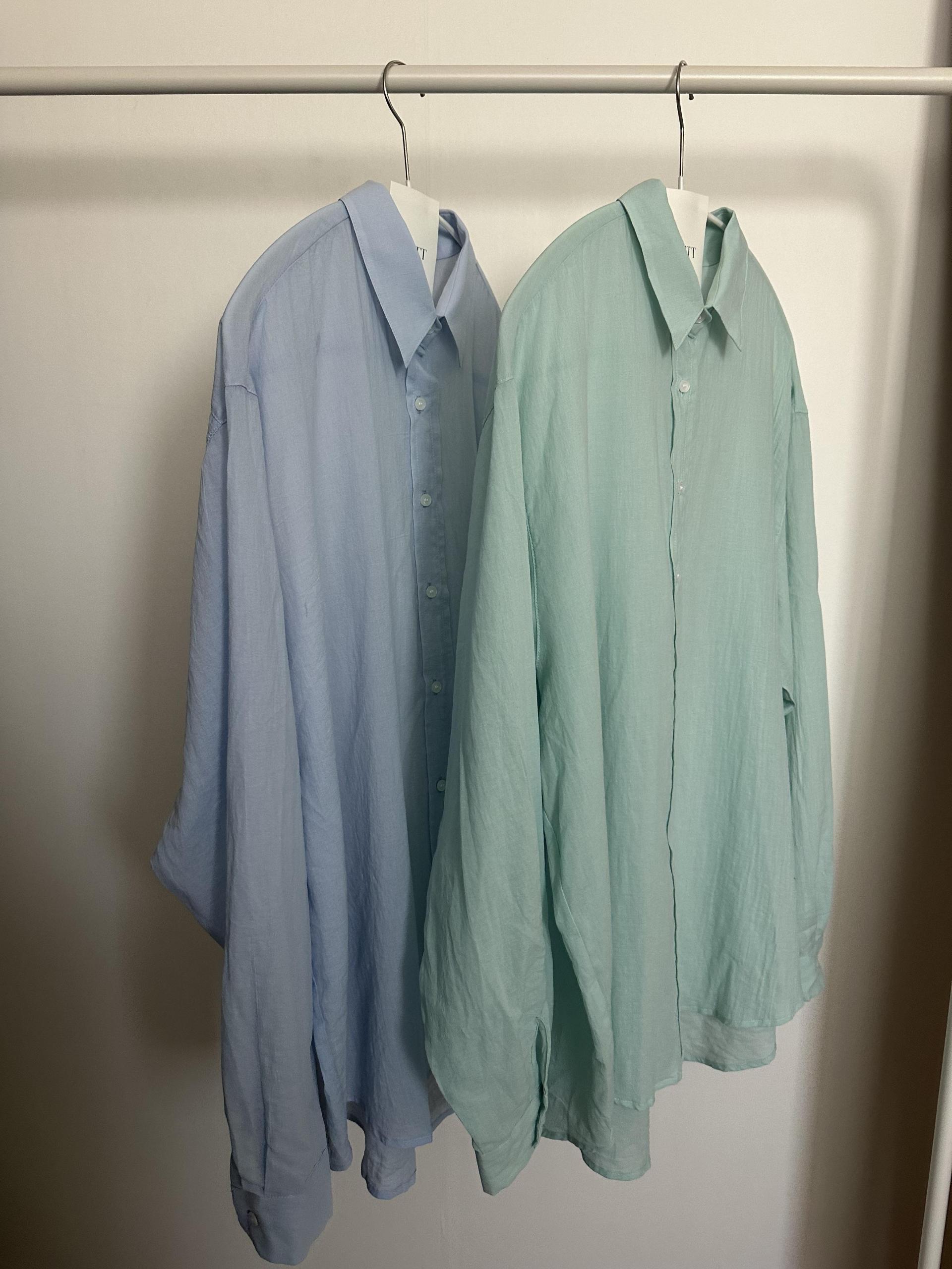 boil summer shirts (mint/blue)