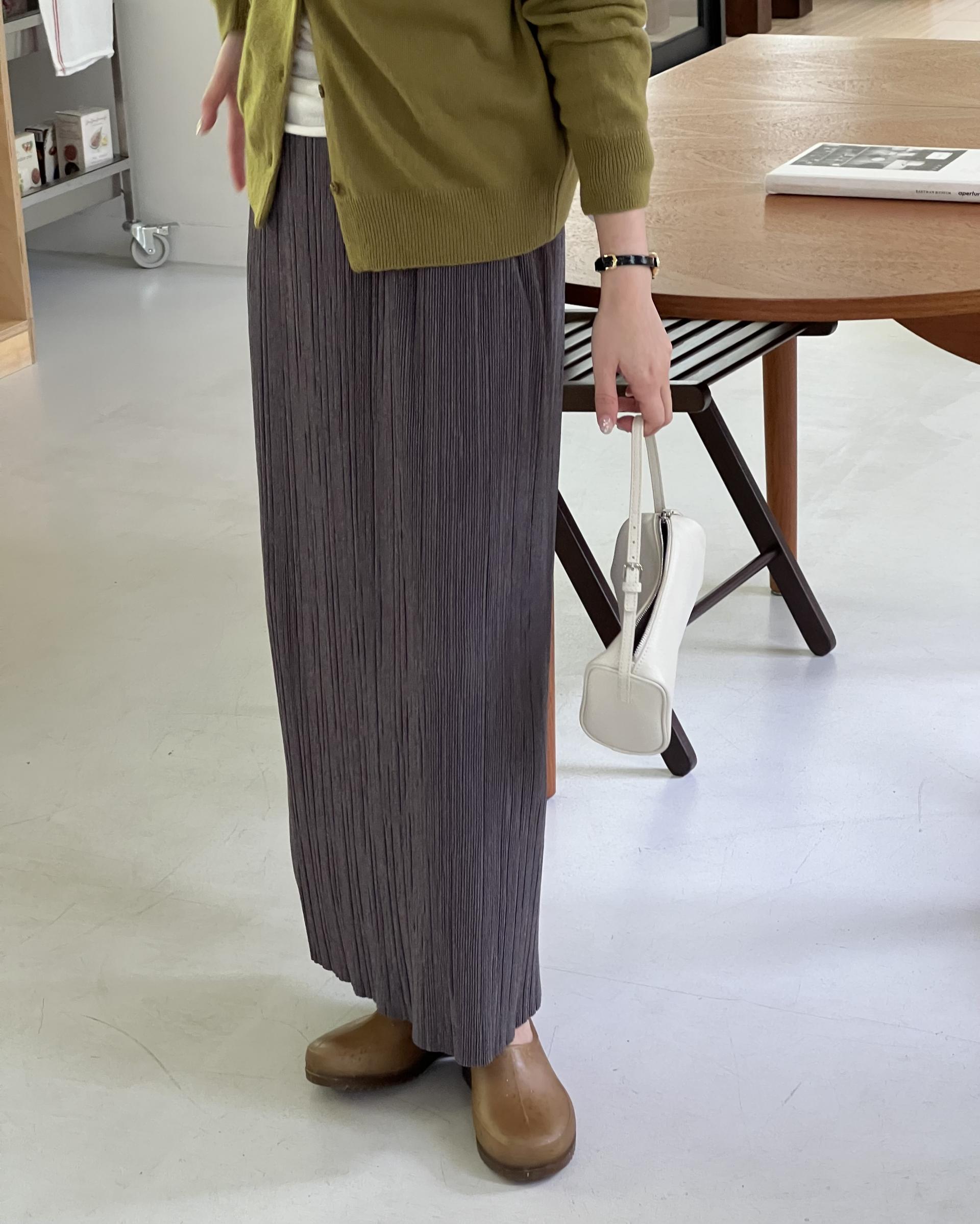bowl round cardigan (grey/khaki/red)