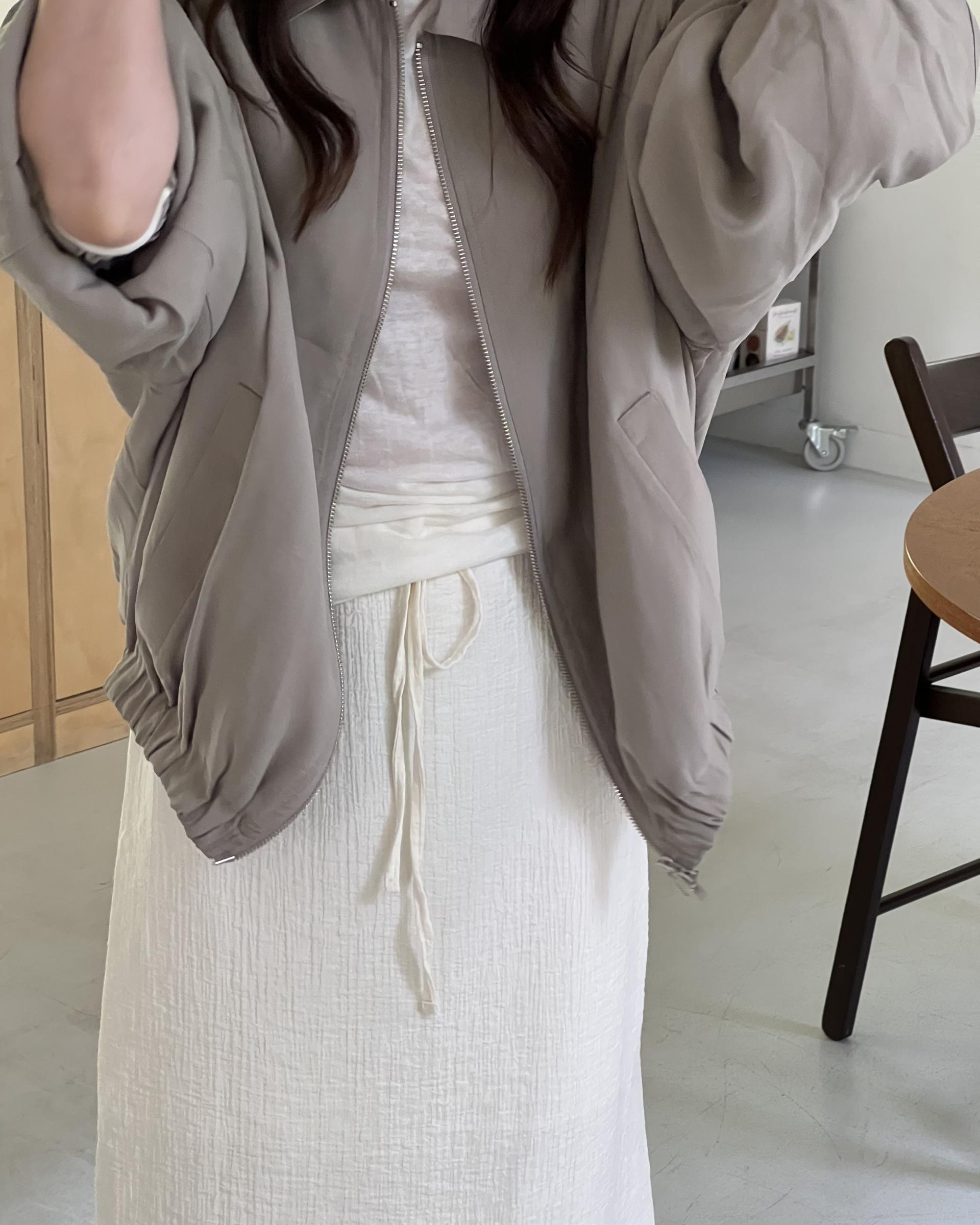 wool skin top (ivory/beige/charcoal/black)