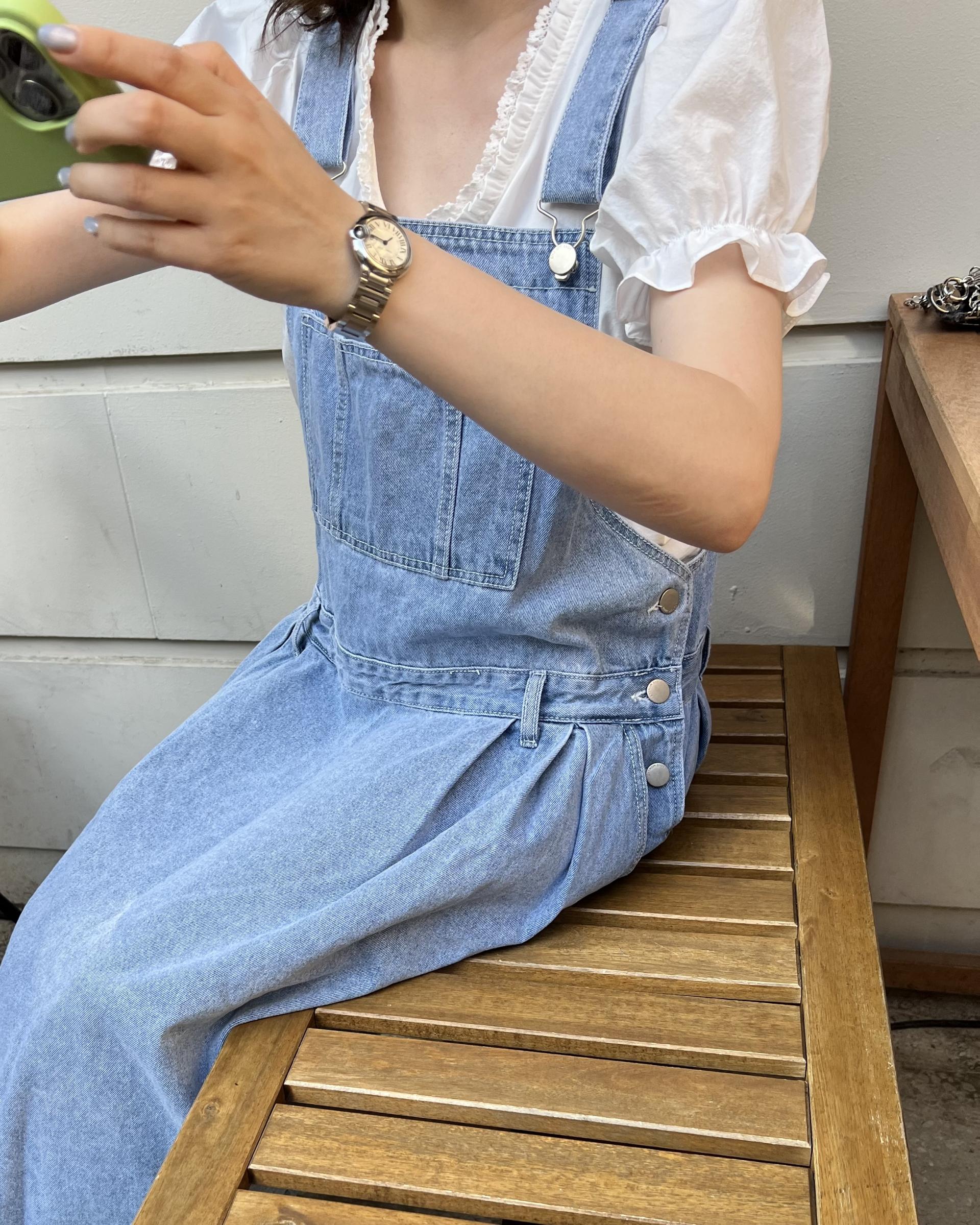miguel denim overall 완