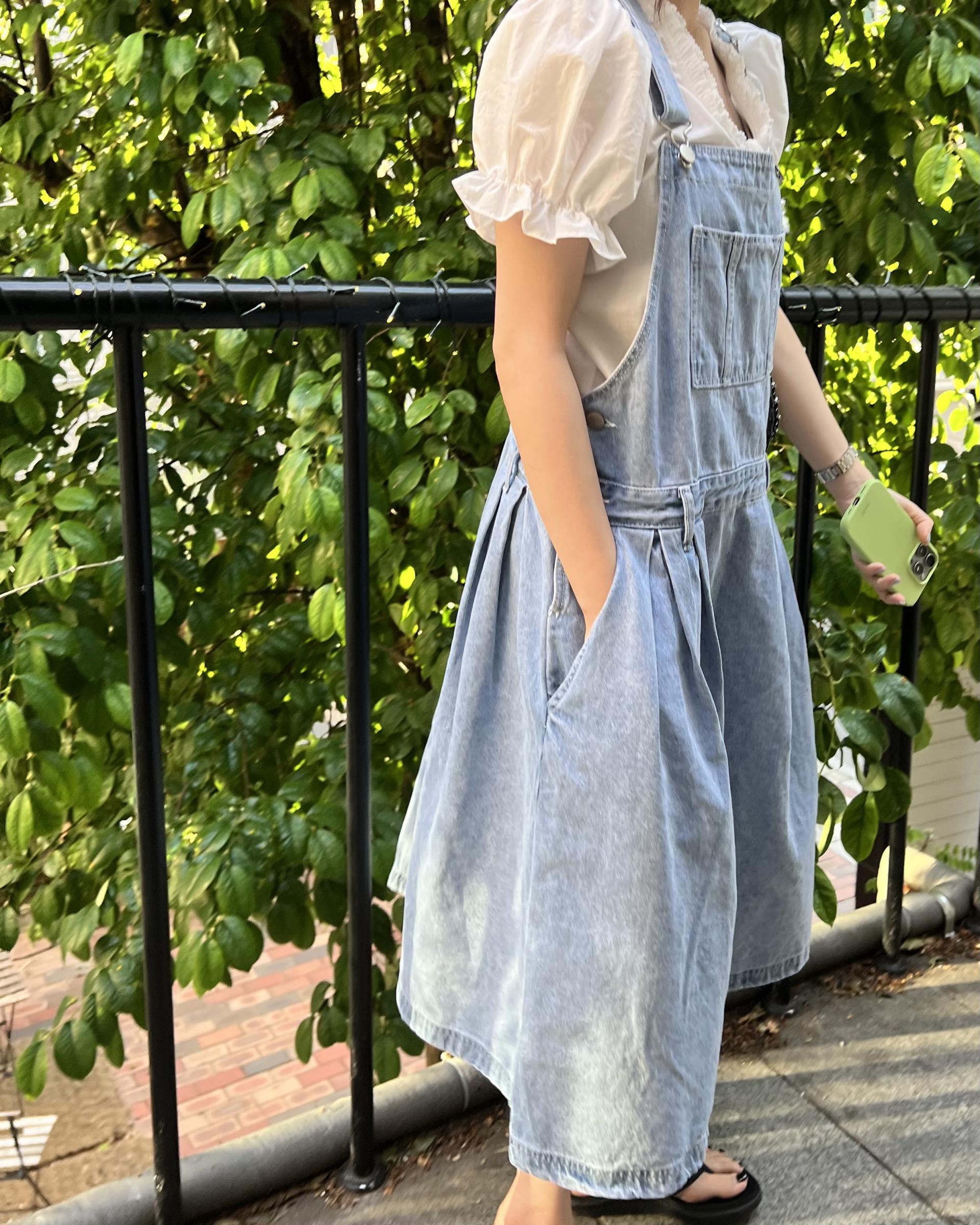 miguel denim overall 완