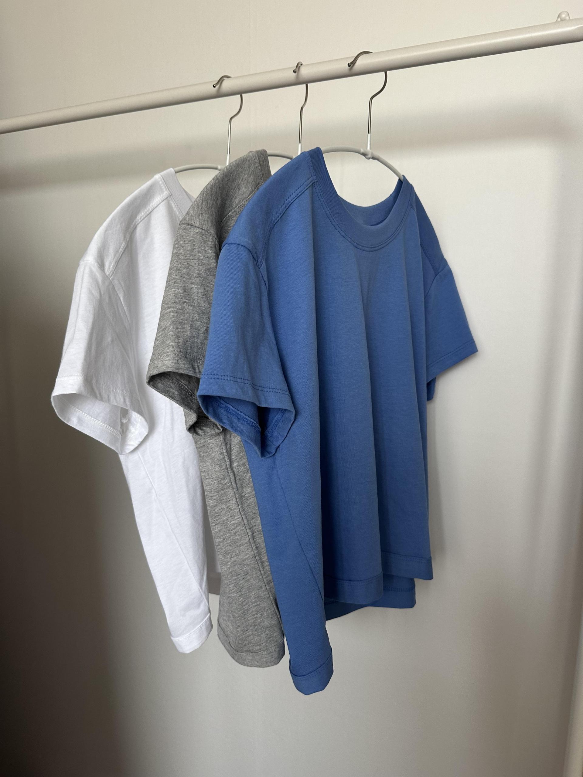 mile top (aqua blue/melange/white) 완