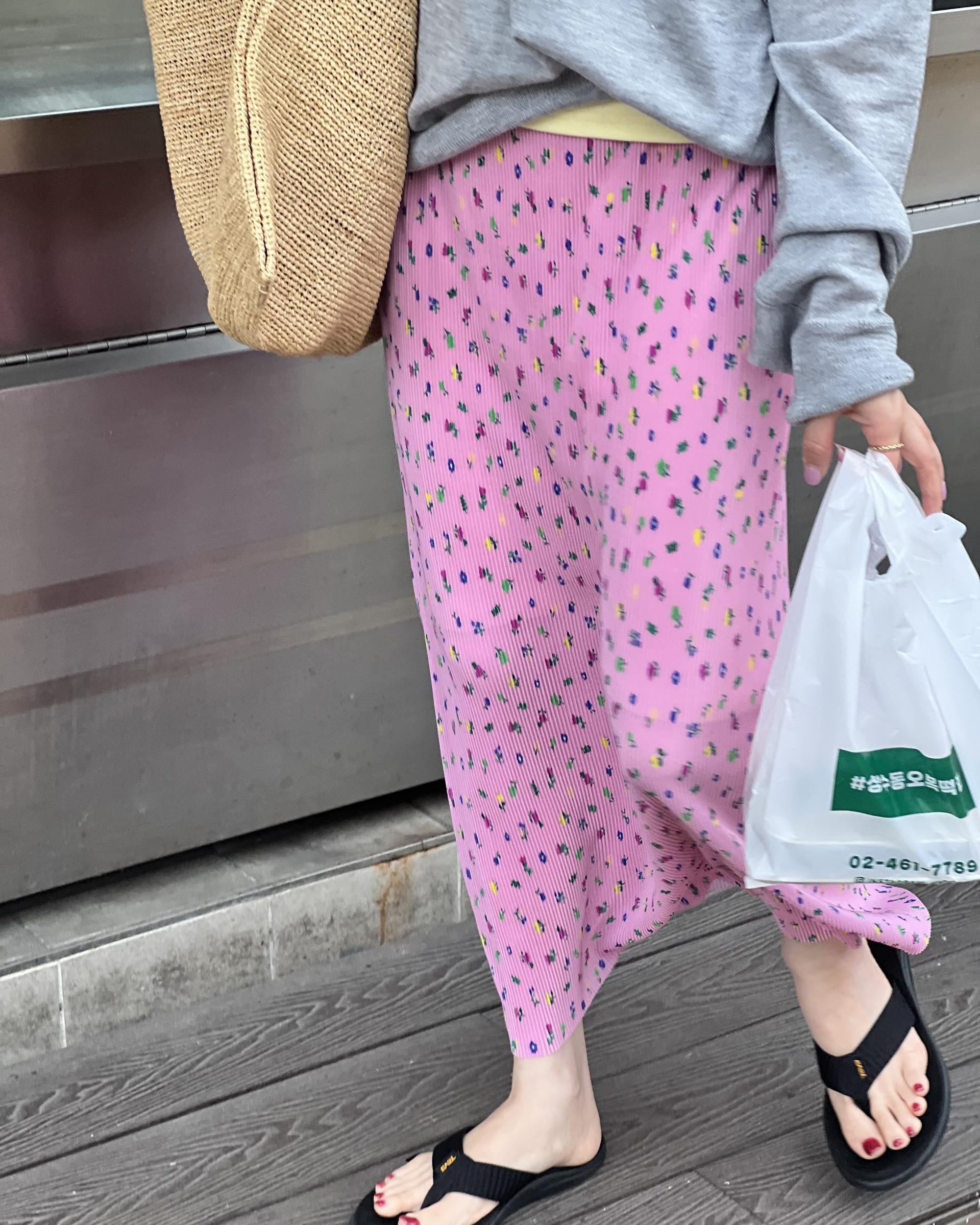<made> penne skirt (bubble gum)