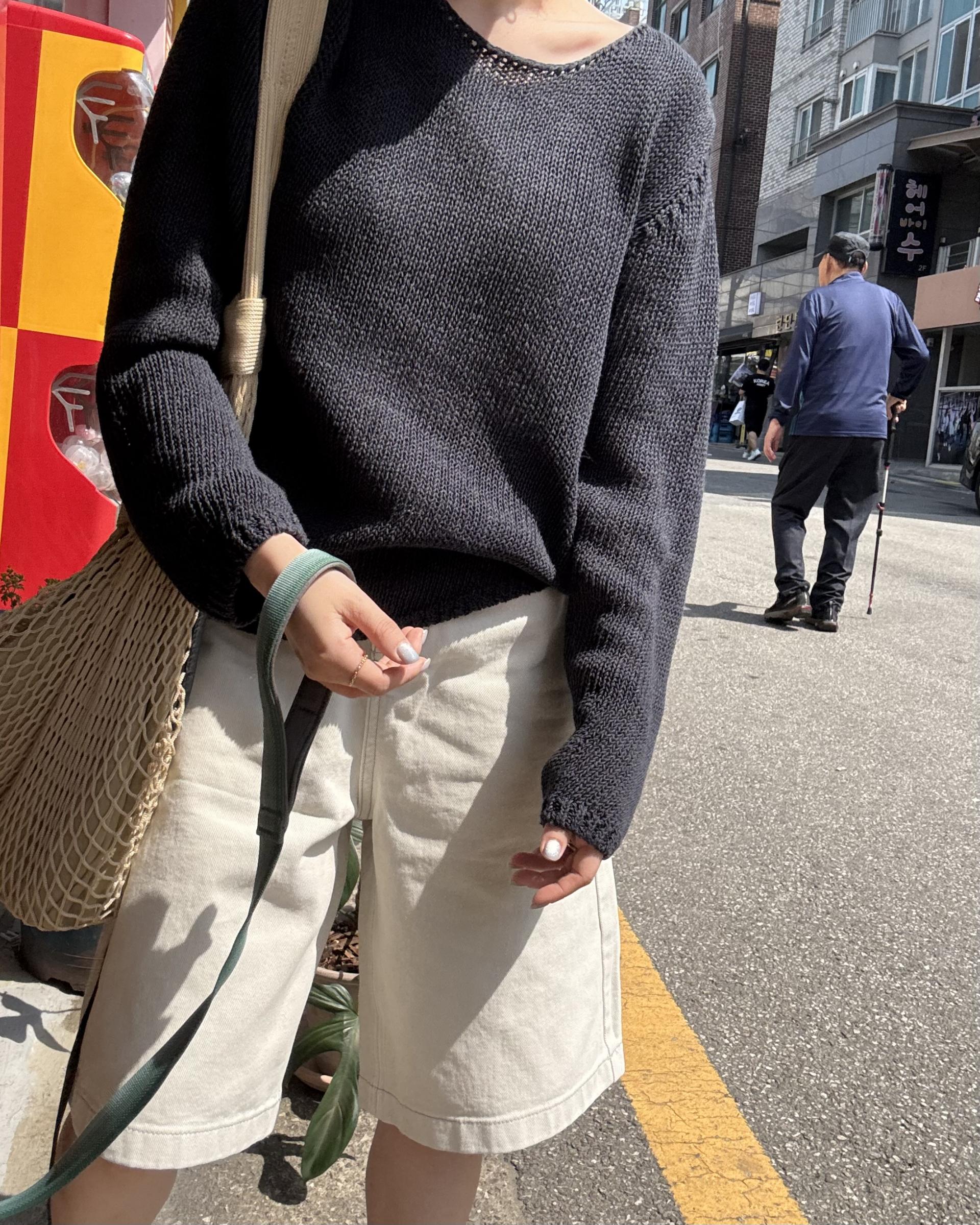 dolce knit (charcoal) 완