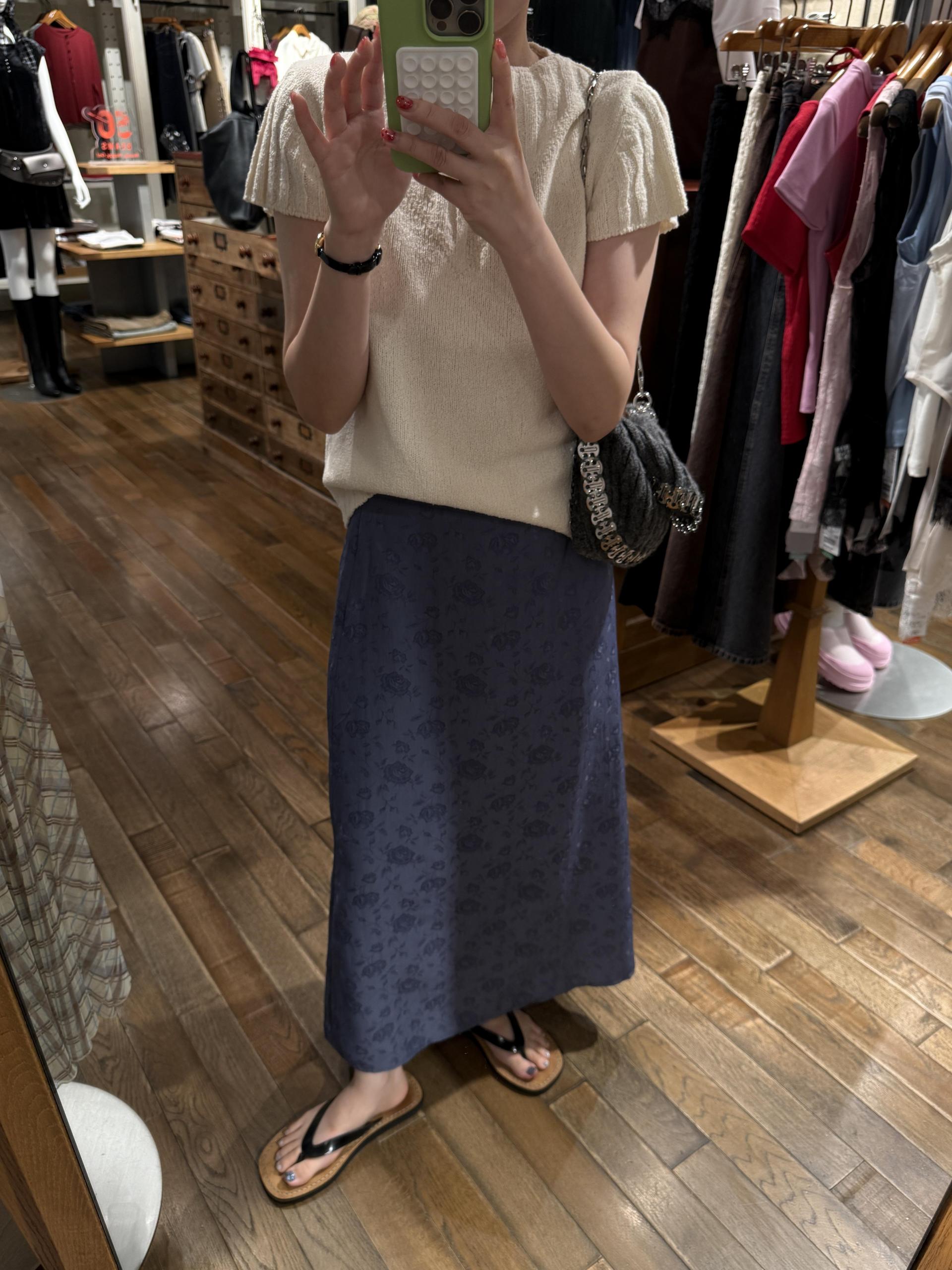 emma half knit (cream/pale grey/charcoal)