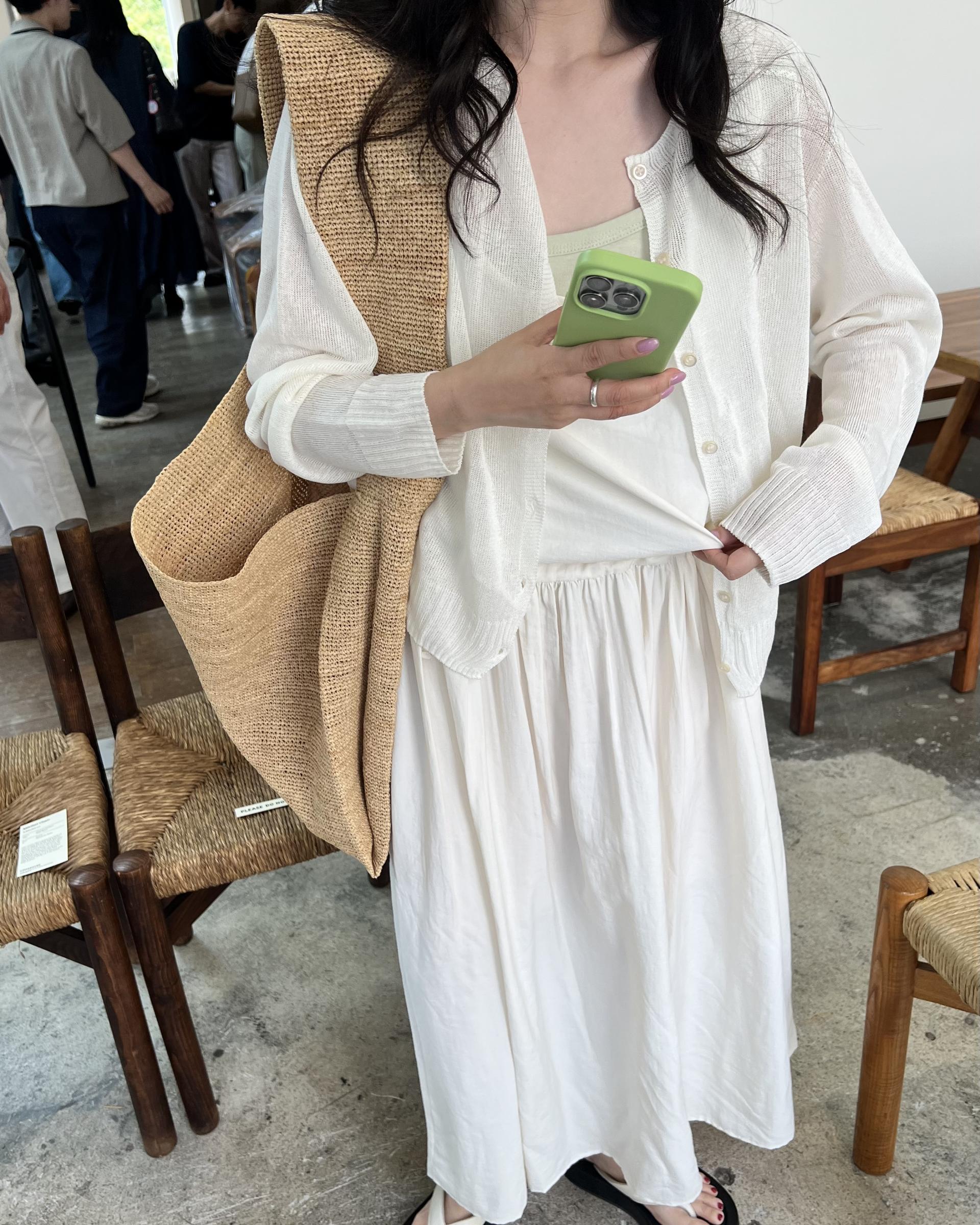 oatmeal dress (charcoal/cream)