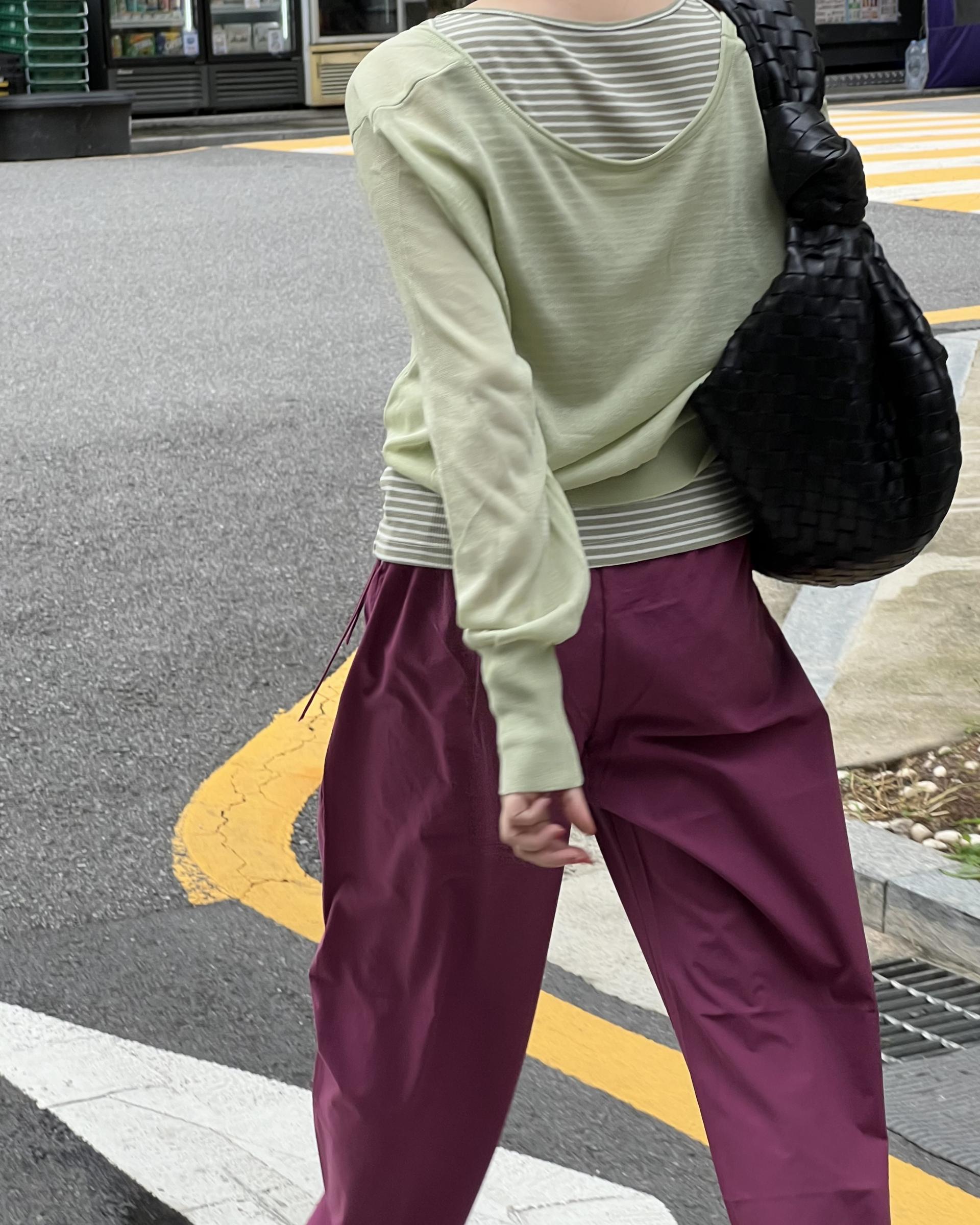 punch u-neck knit (mint/baby blue)소재