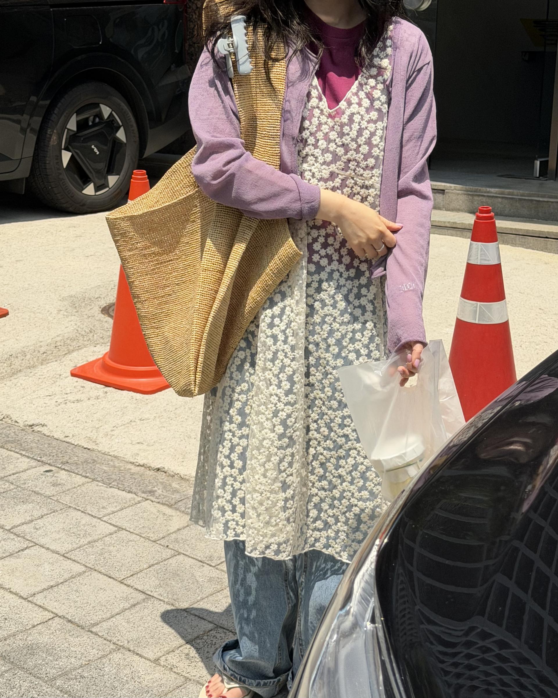 carol summer cardigan (purple)