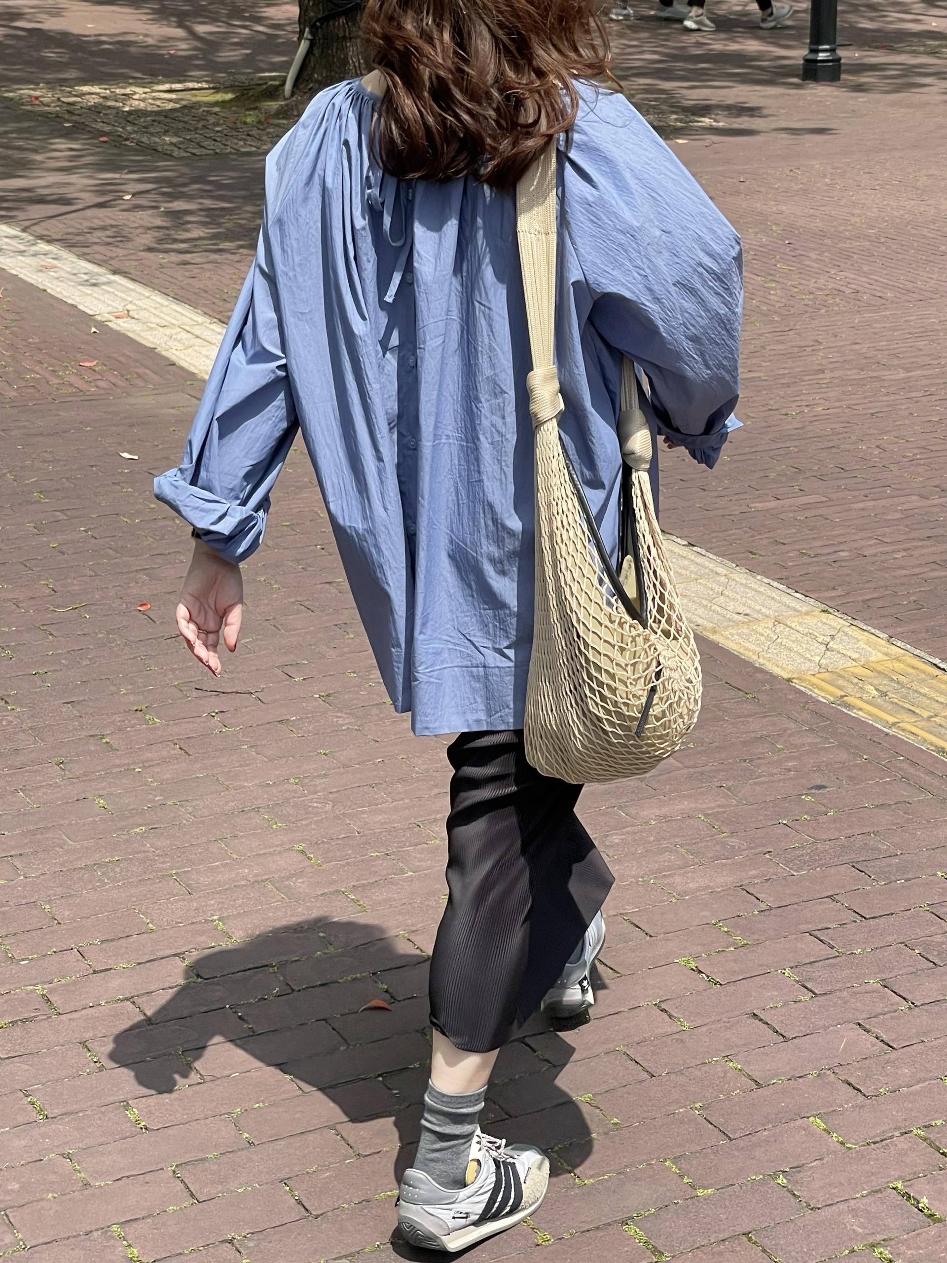 <made> sorbet blouse (indigo blue) (13차 pre-order)