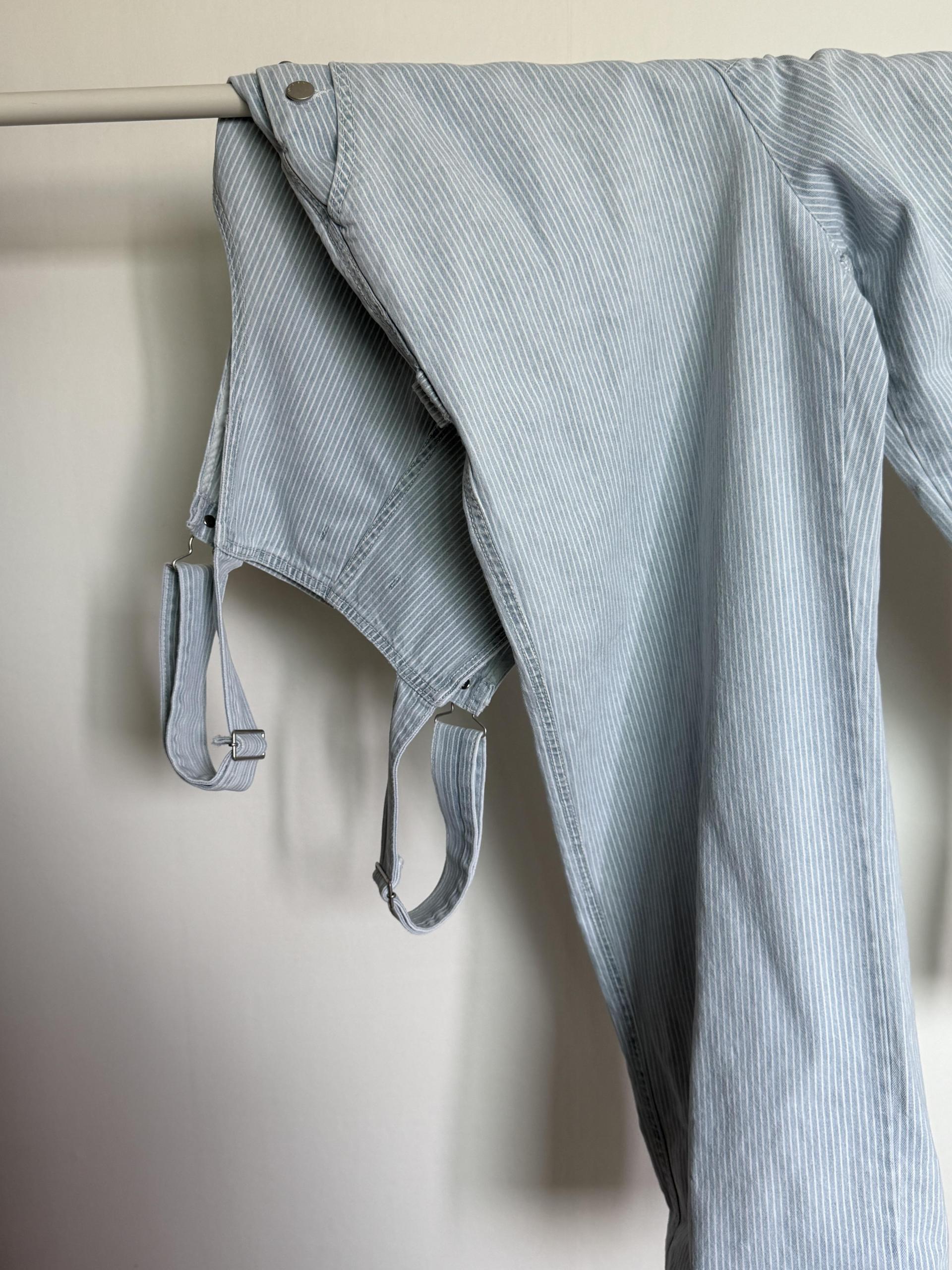donkey stripe overall