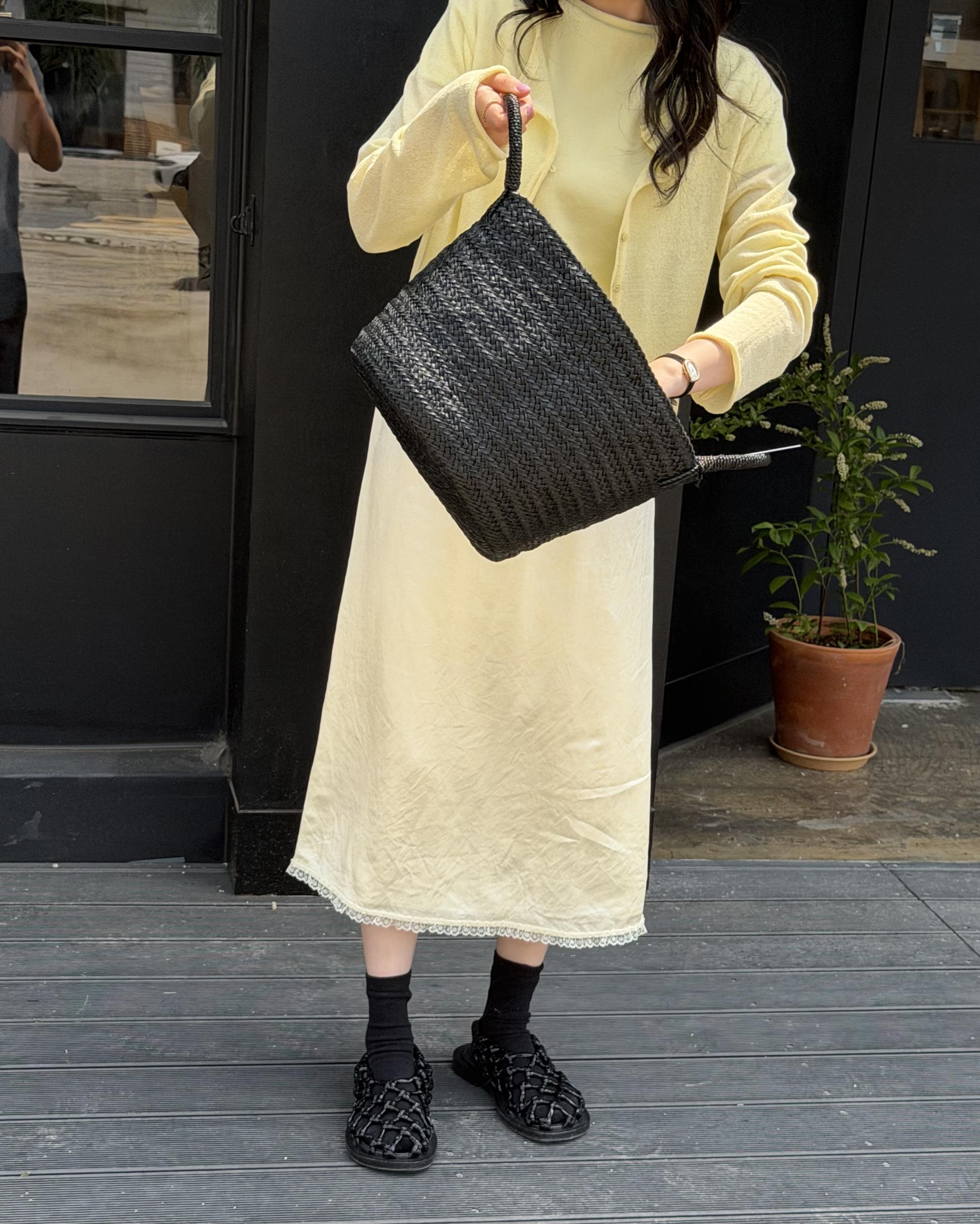 carol summer cardigan (lemon)