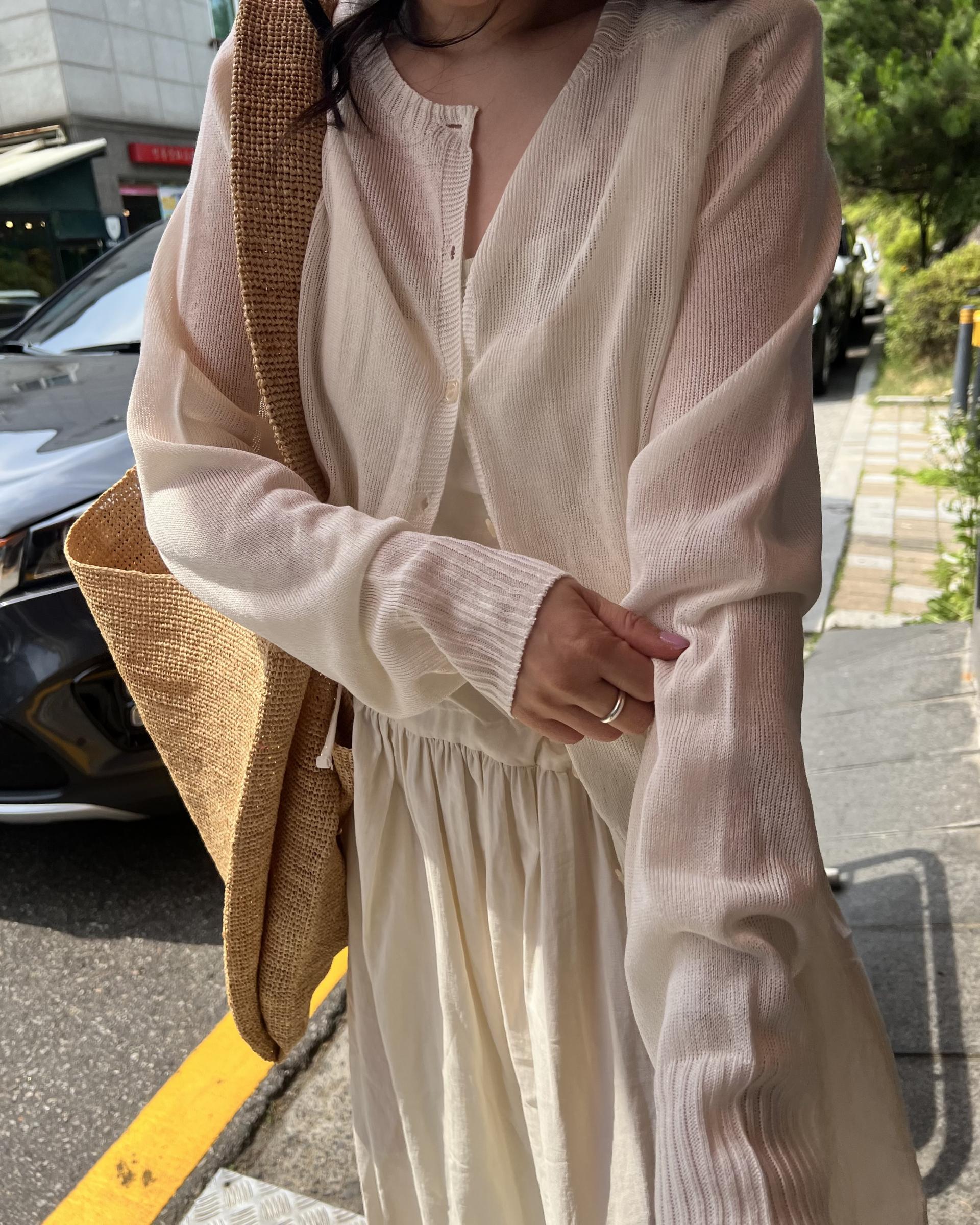 oatmeal dress (charcoal/cream)