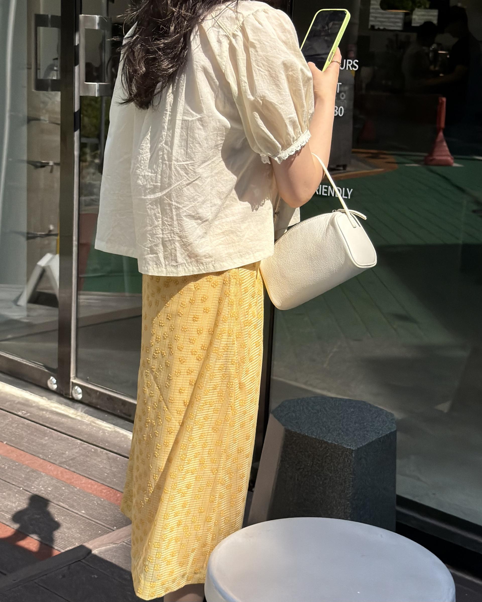 flan lace blouse (cream/ivory)