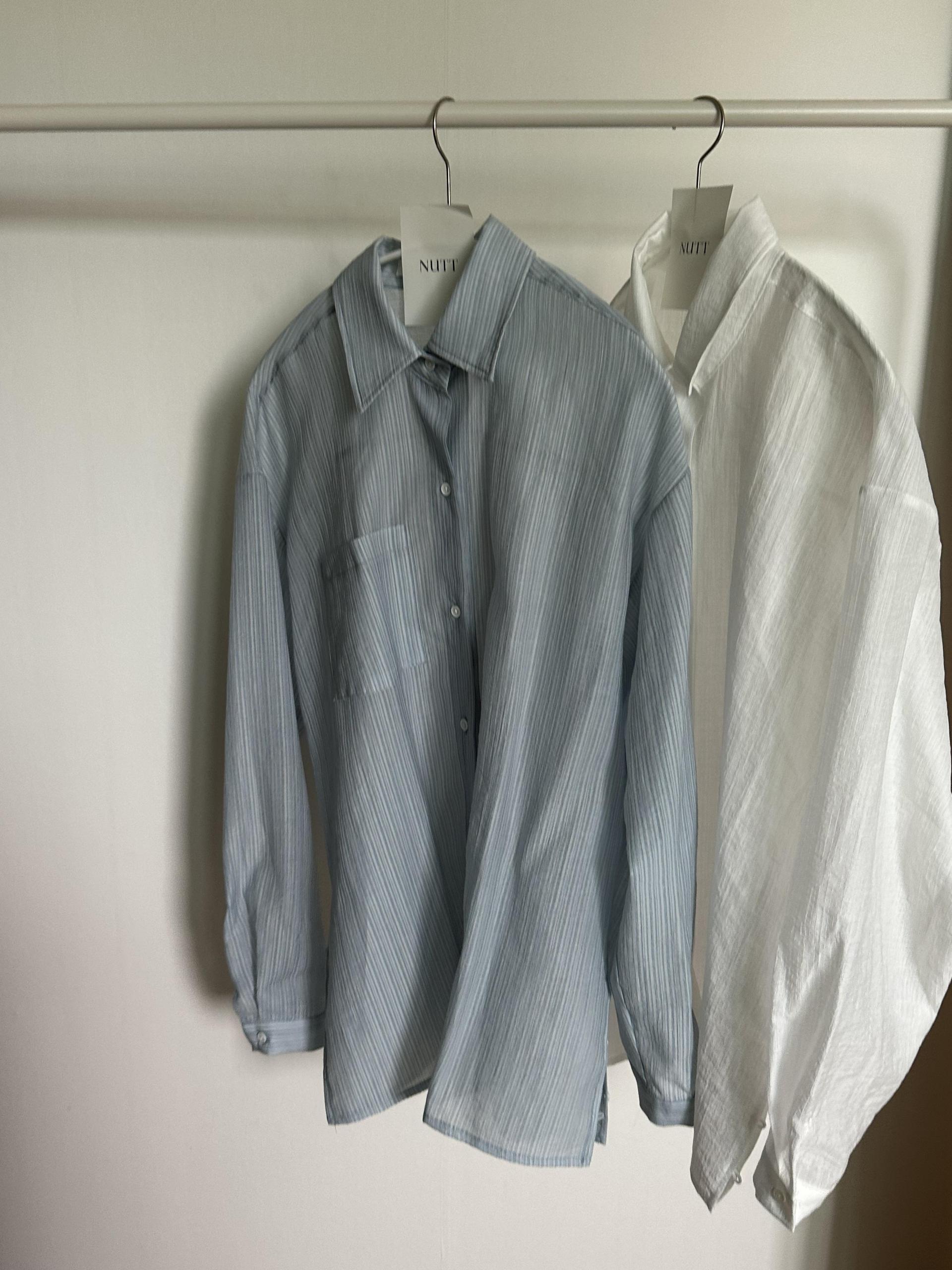 siena stripe shirt (blue/white)