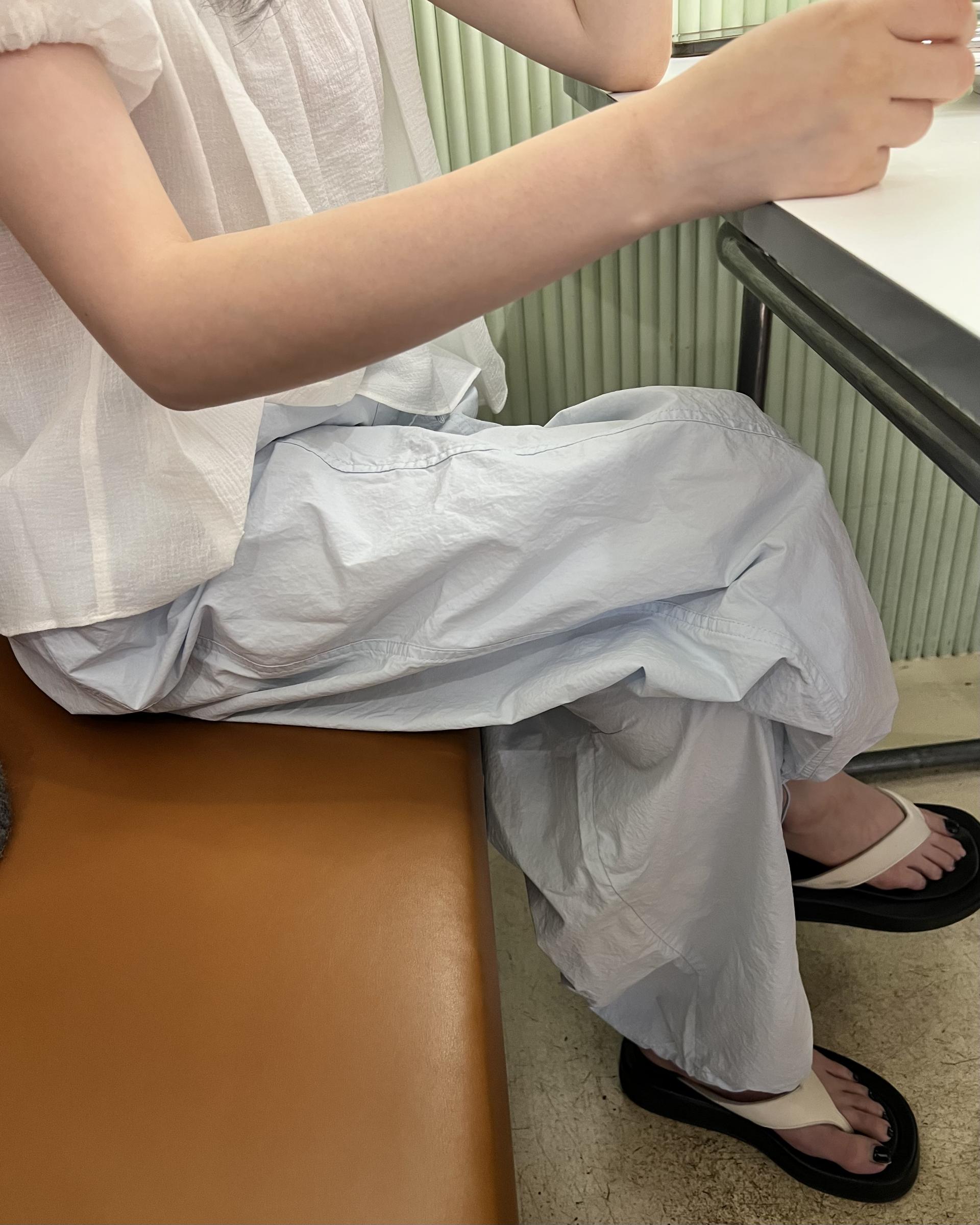 kid pants (butter/baby blue)