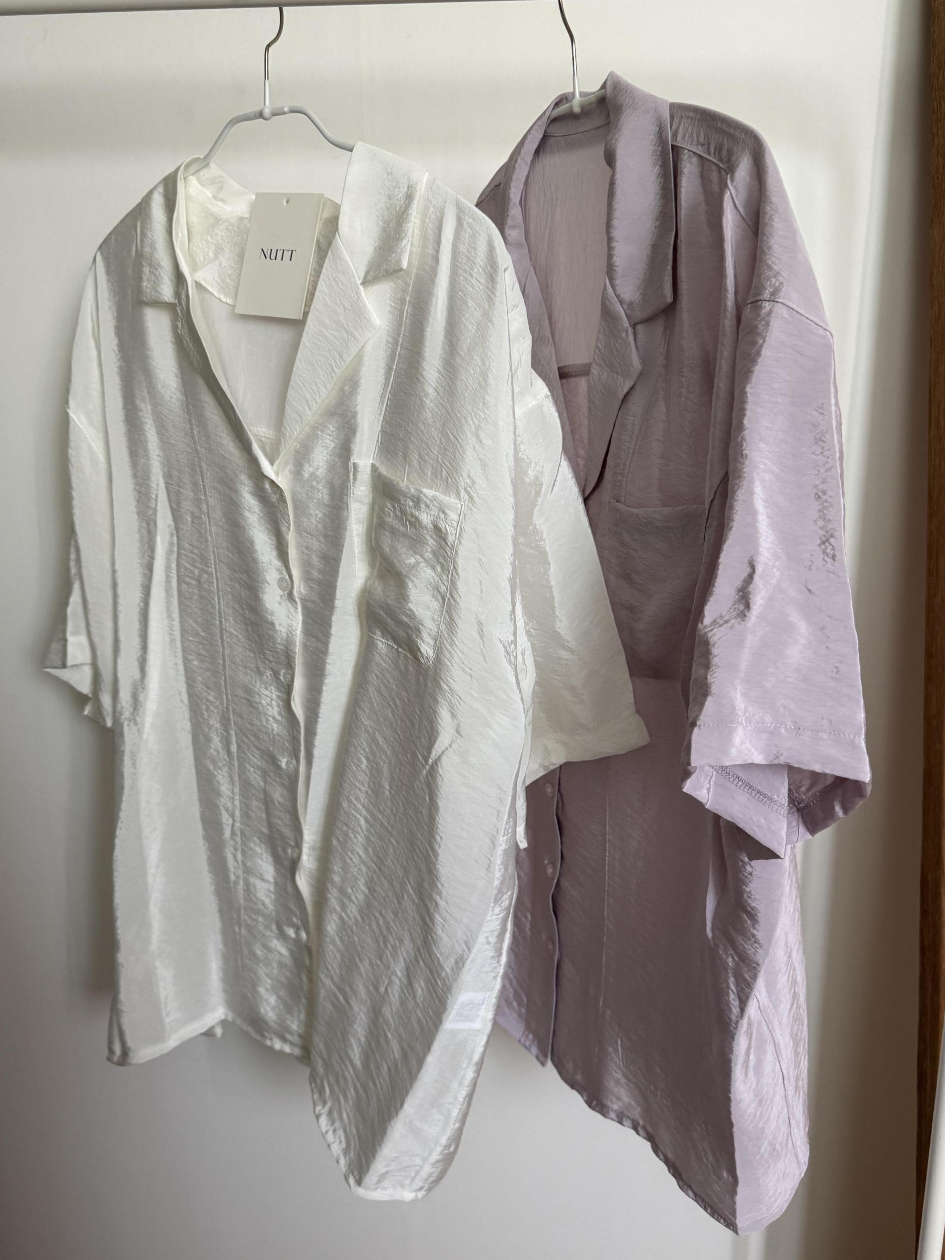 gloss half shirt (cream)